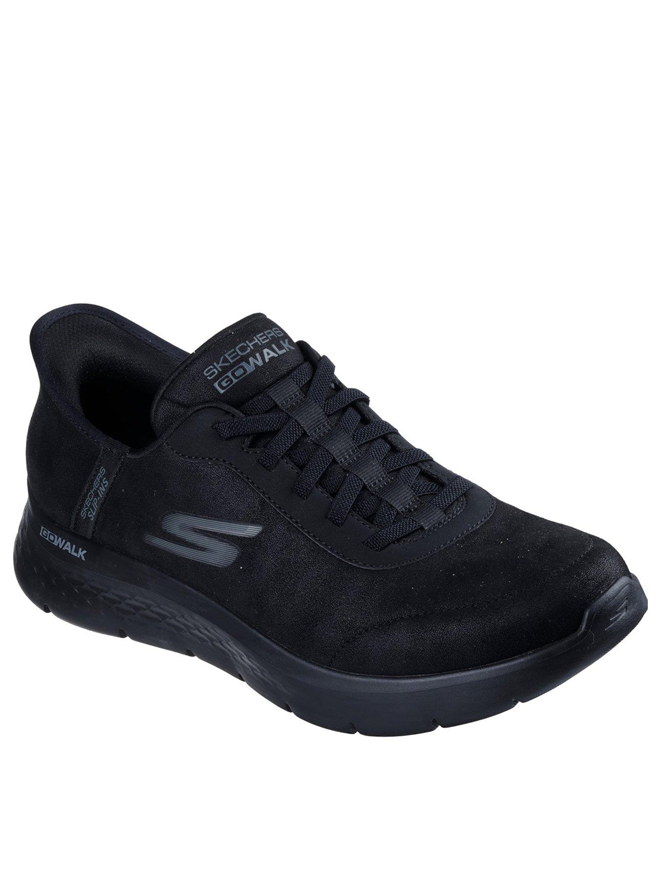 Image 2 of 5 of Skechers Go Walk Flex Slip- Ins Lace Up Trainers - Black