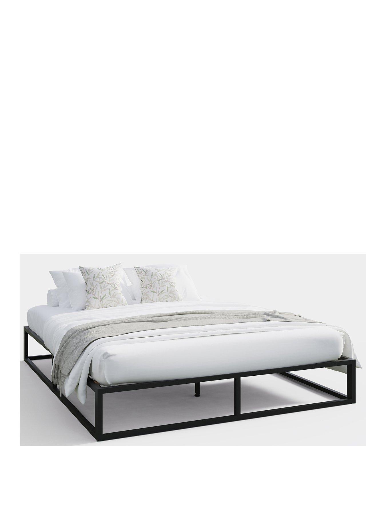  image of gfw-platform-bed-with-mattress-options-buynbspamp-savenbsp--black