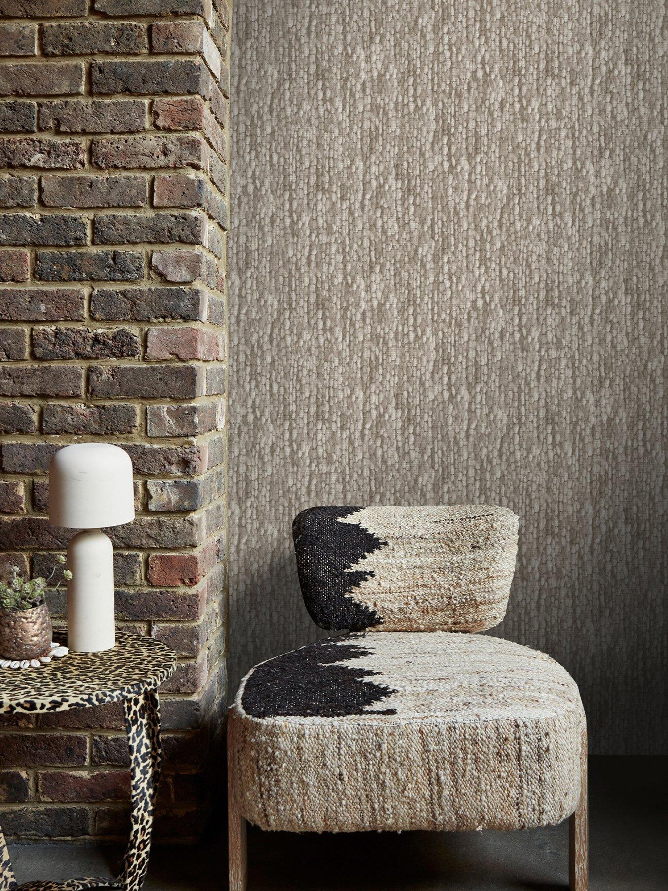 undefined Heirloom Knit Greige - Wallpaper