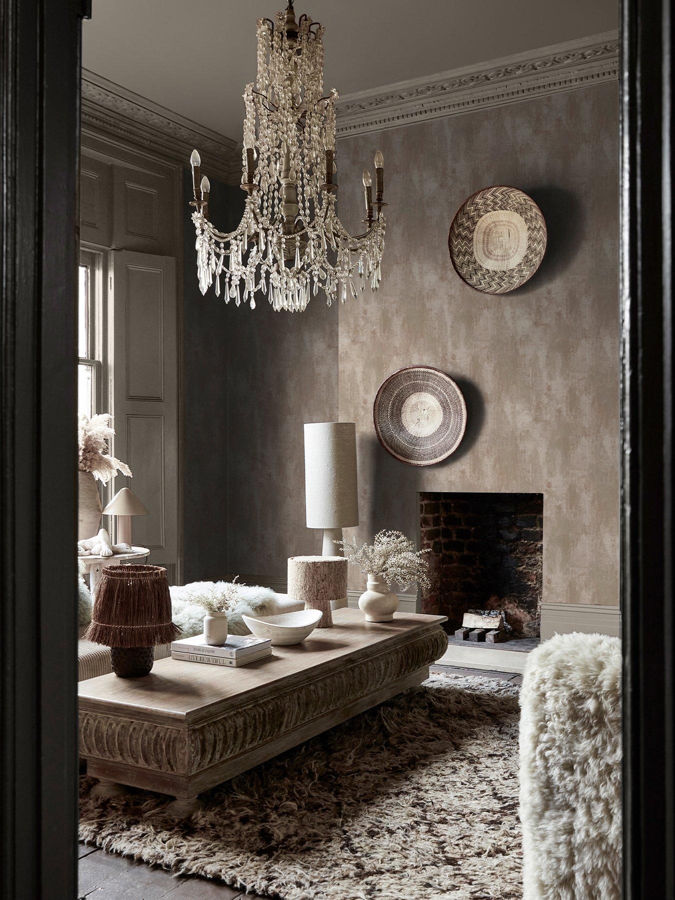 Image 1 of 3 of Abigail Ahern Oxidized Opulence Limestone - Wallpaper