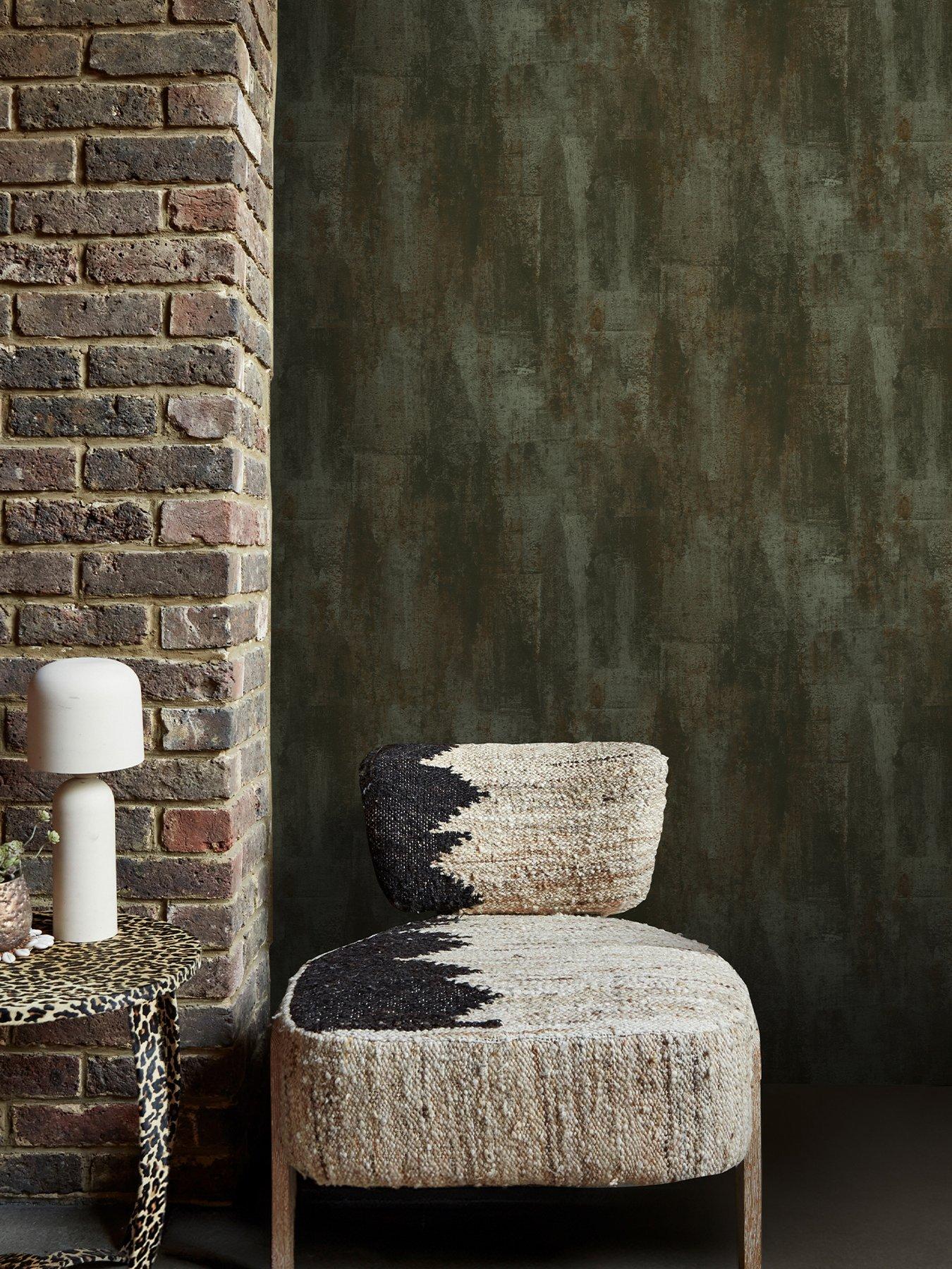 Image 1 of 3 of Abigail Ahern Oxidized Opulence Moss - Wallpaper