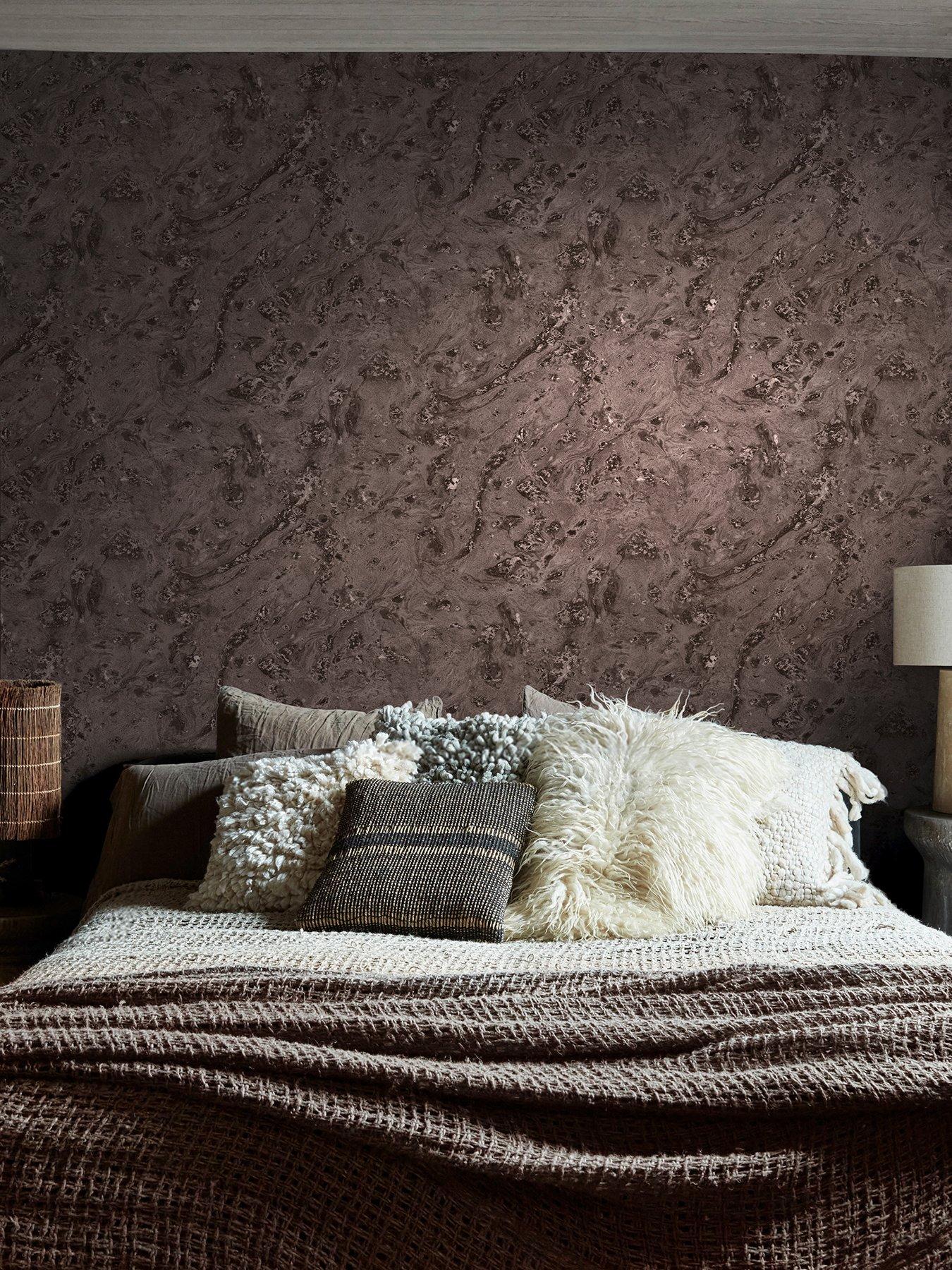 undefined Boheme Marble Mocha - Wallpaper