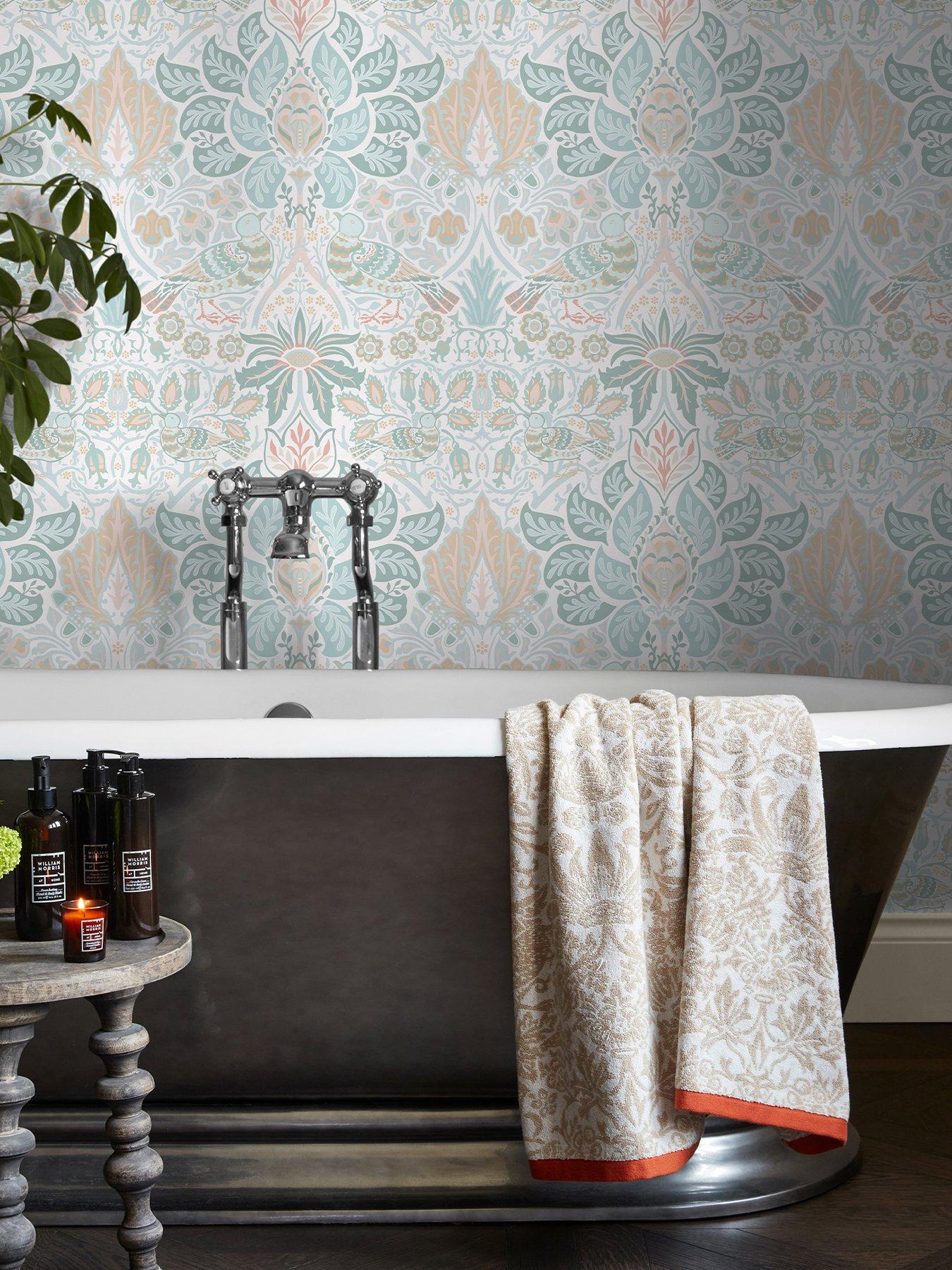 undefined William Morris Dove & Rose Haze - Wallpaper