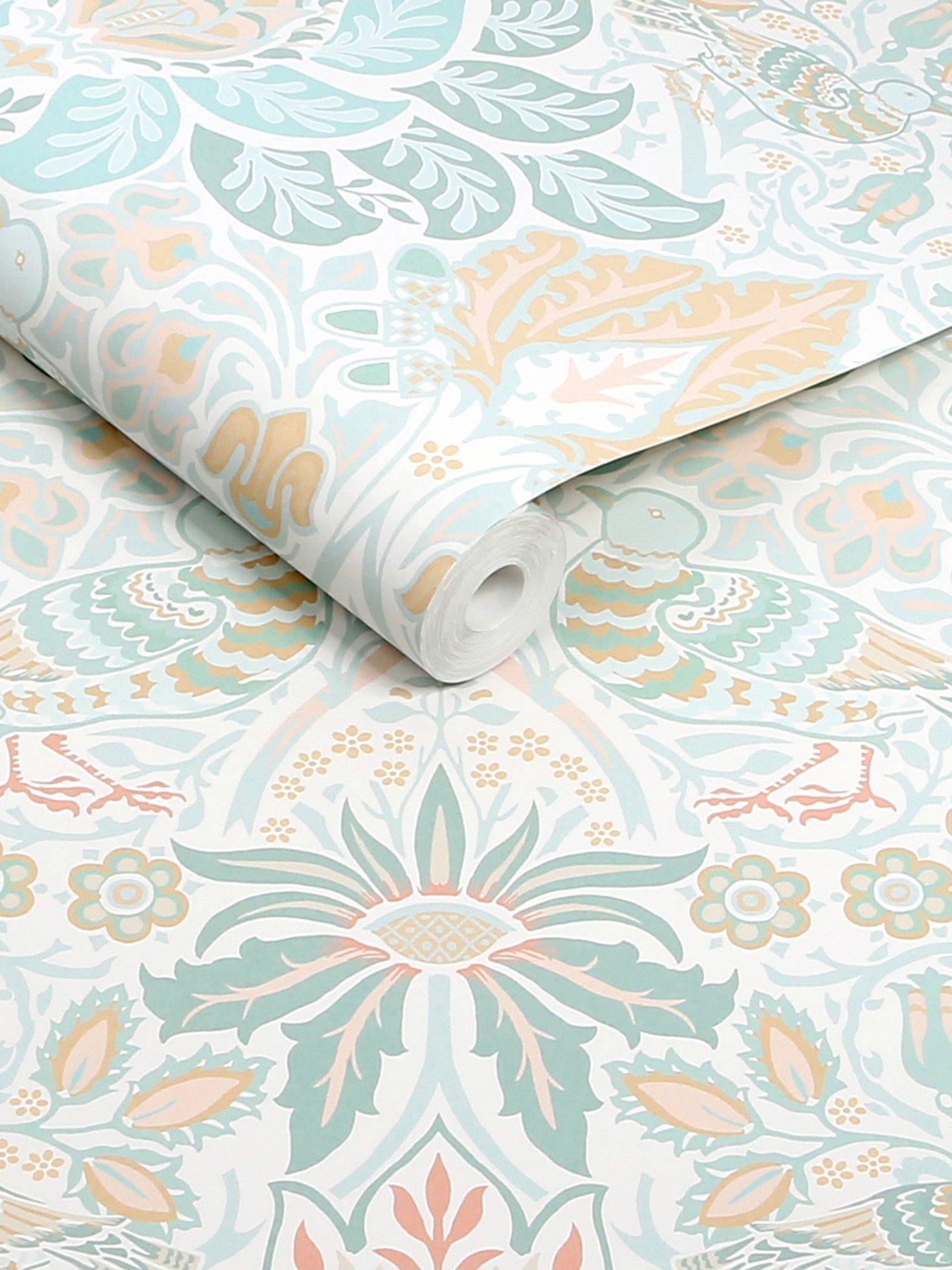 Image 3 of 3 of William Morris at Home William Morris Dove & Rose Haze - Wallpaper