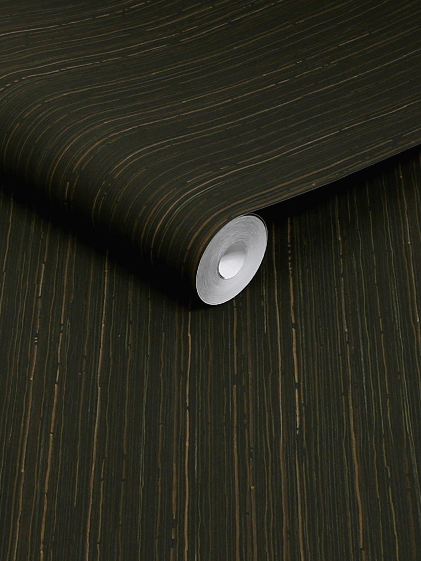 Image 3 of 3 of Abigail Ahern Fibre Stripe Forest - Wallpaper