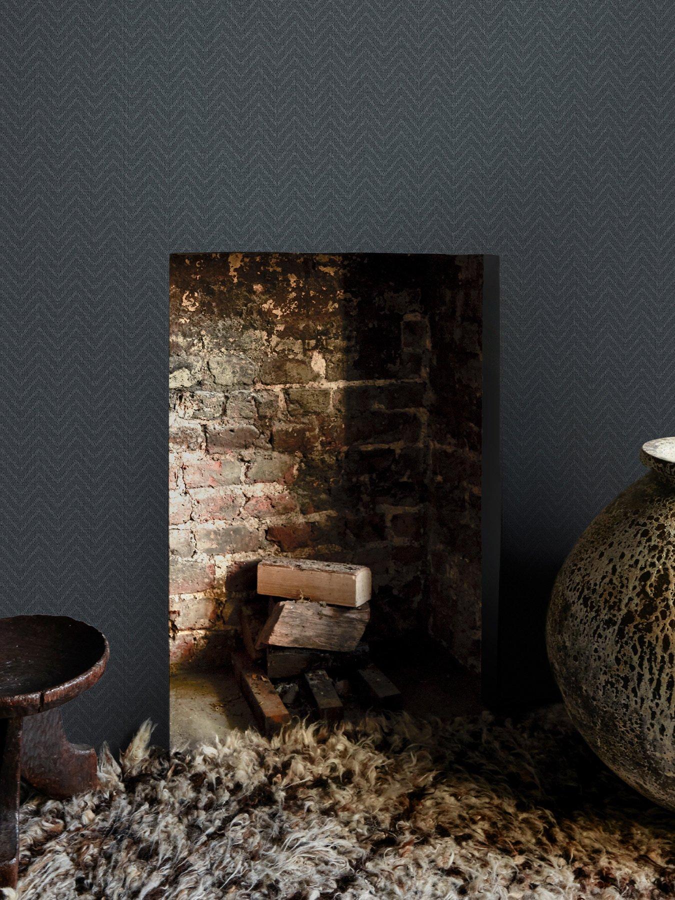 undefined Herringbone Weave Dusk - Wallpaper