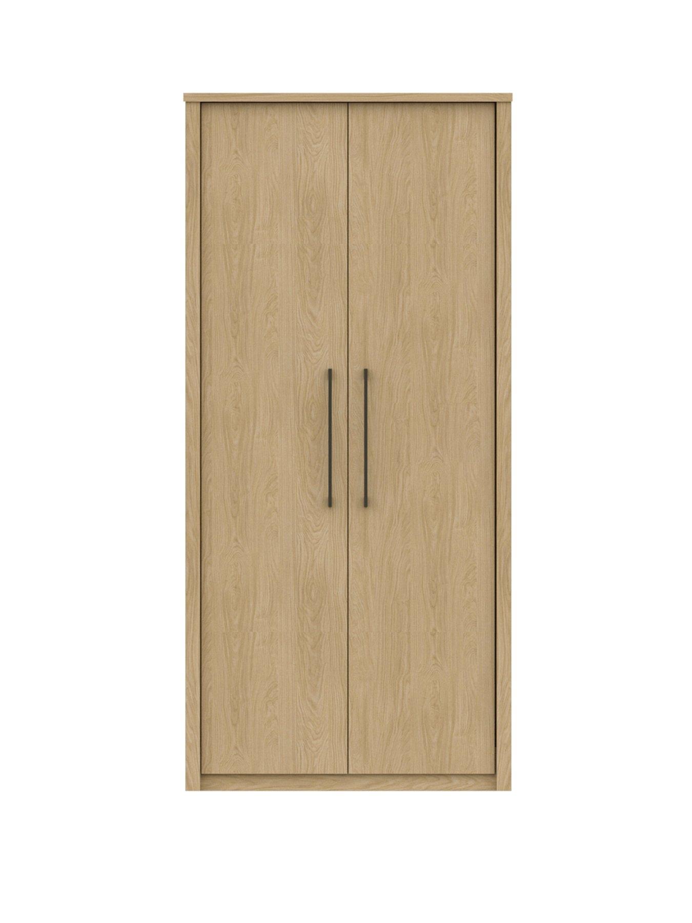 Image 2 of 4 of One Call Reign Ready Assembled 2 Door Wardrobe