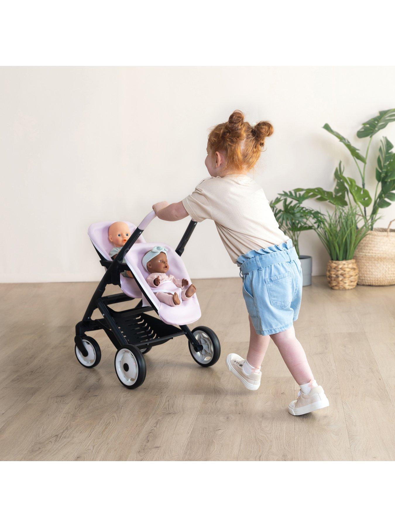  image of smoby-maxi-cosi-doll-twin-dollnbsppushchair-blush-pink