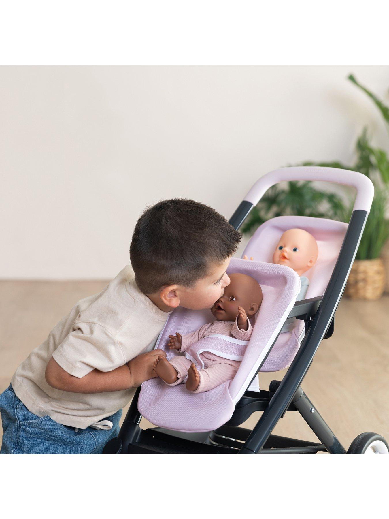Image 5 of 7 of Smoby Maxi-Cosi Doll Twin Pushchair - Blush Pink