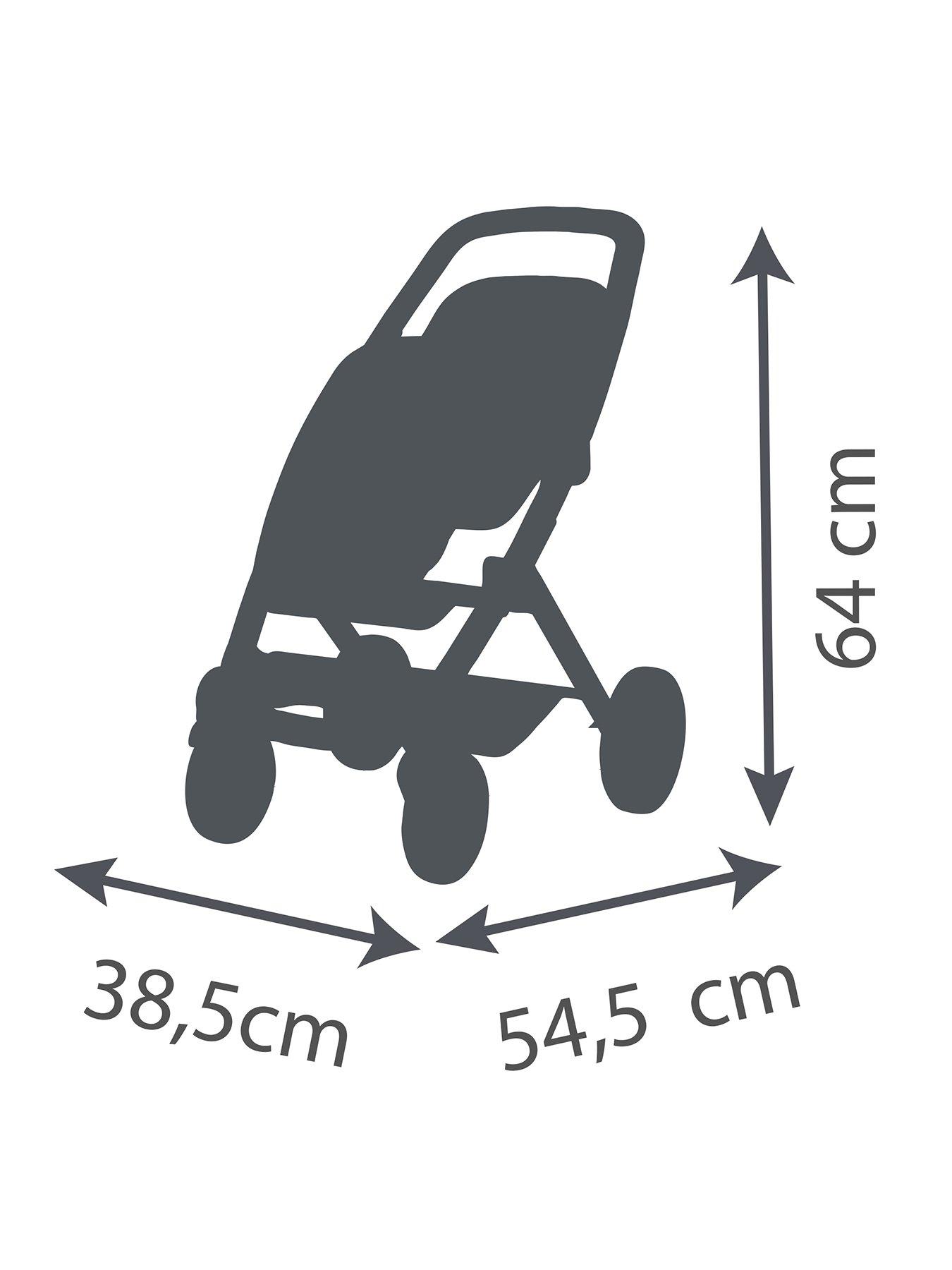 Image 6 of 7 of Smoby Maxi-Cosi Doll Twin Pushchair - Blush Pink