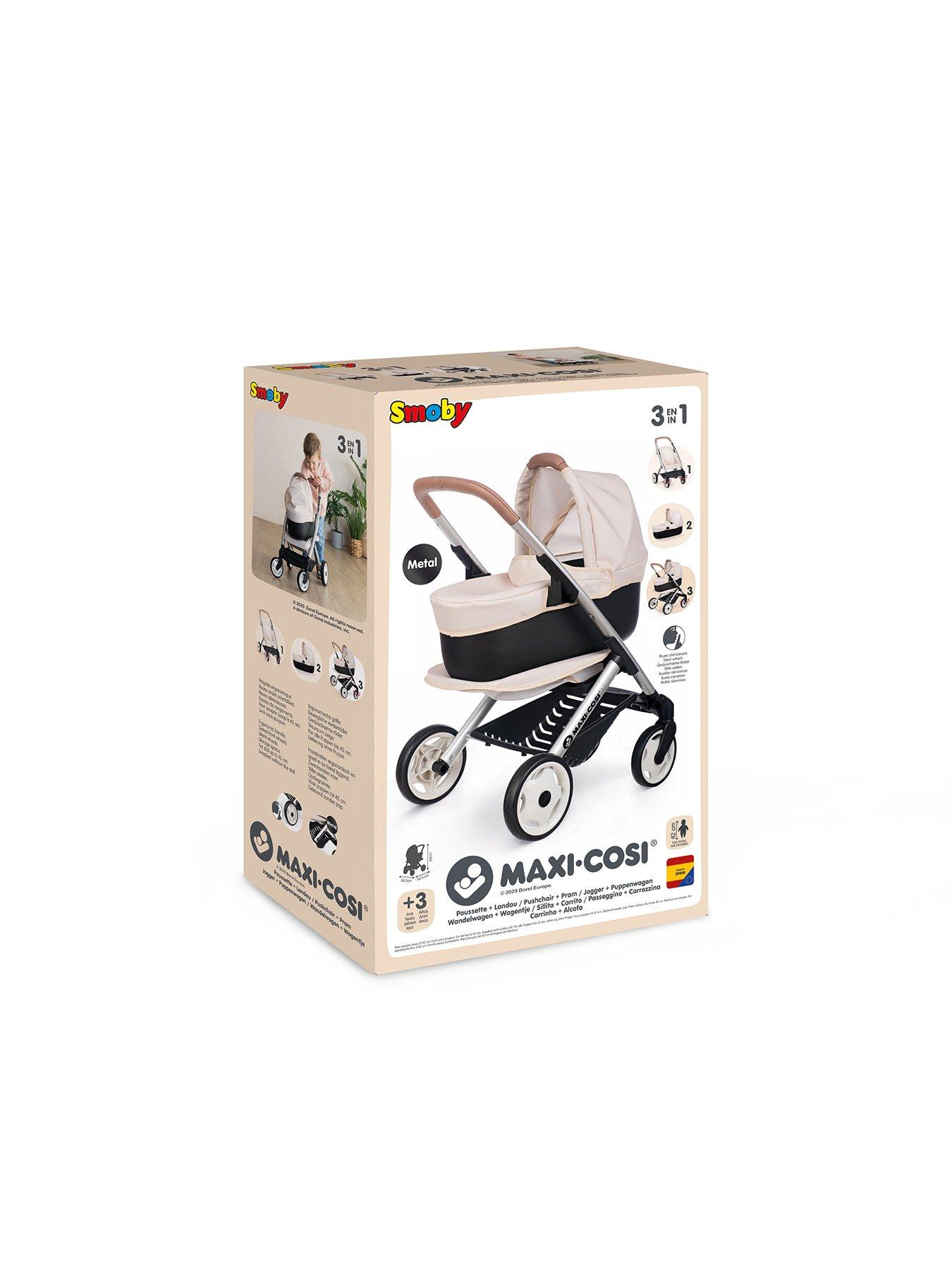 Image 7 of 7 of Smoby Maxi-Cosi Pushchair + Pram Beige (3 in 1)