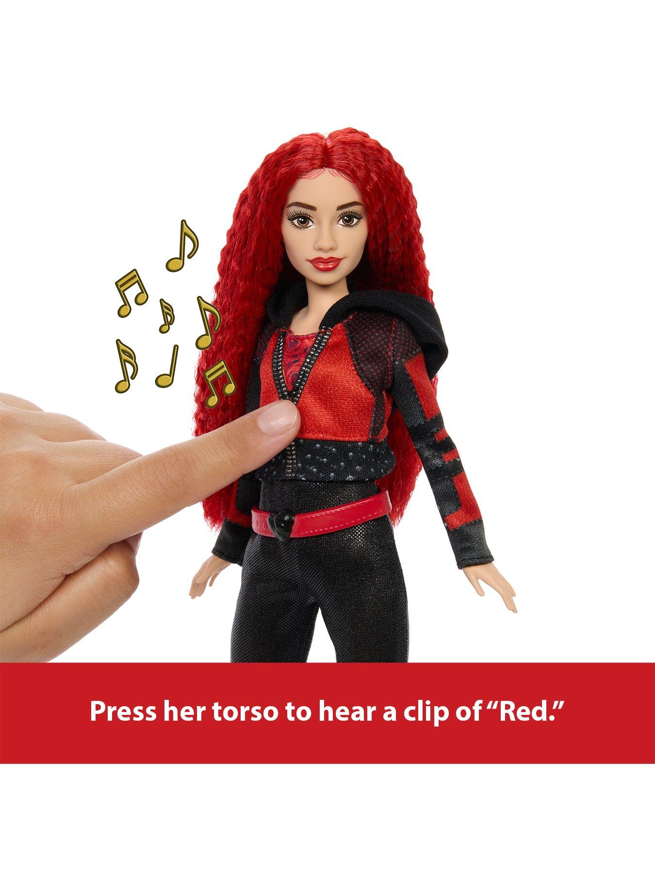 Image 2 of 6 of Disney Descendants: The Rise of Red Doll Singing Red Doll with Movie-Inspired Clothes &amp; Accessories, Sings 'Red'
