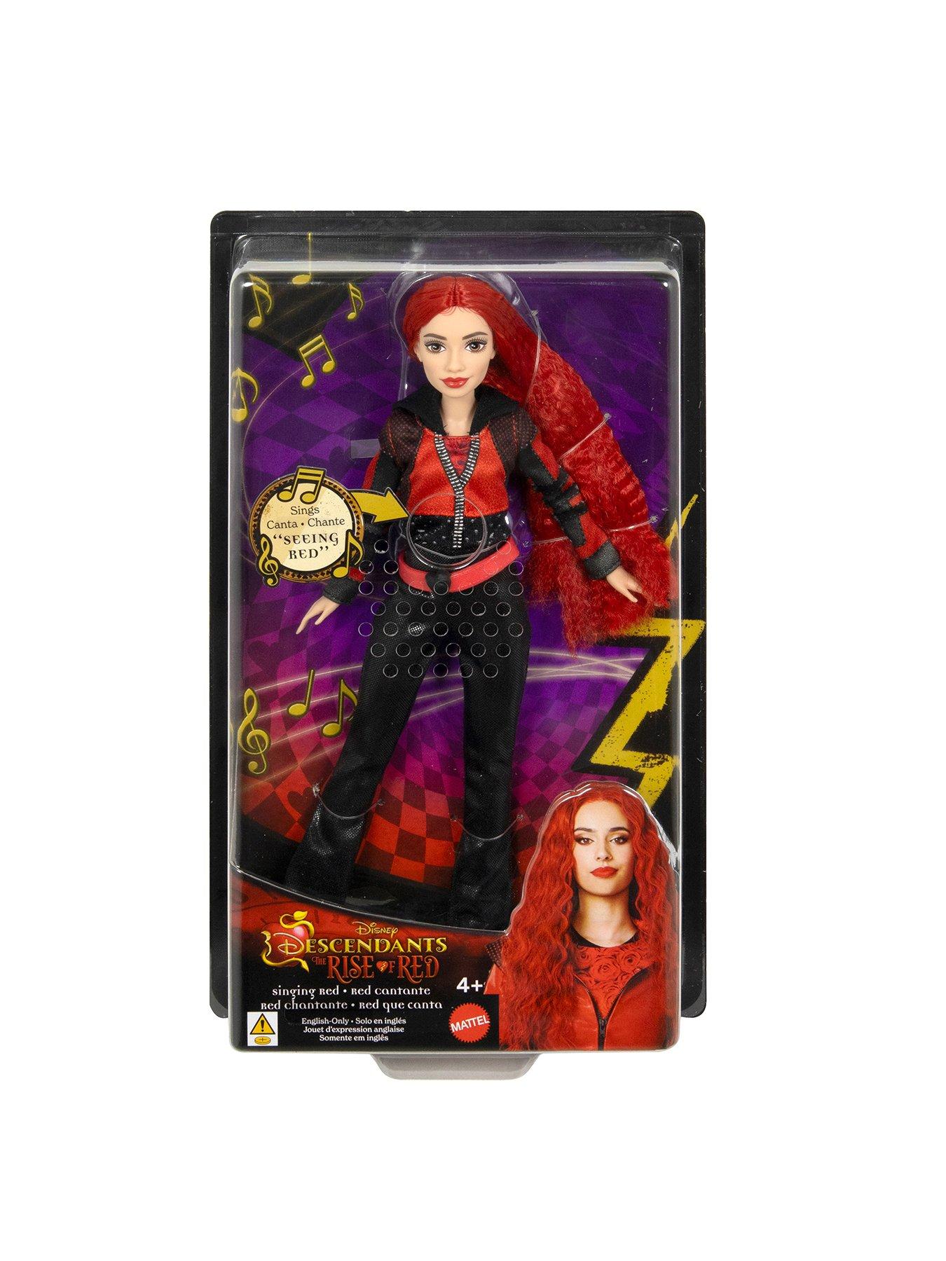 Image 6 of 6 of Disney Descendants: The Rise of Red Doll Singing Red Doll with Movie-Inspired Clothes &amp; Accessories, Sings 'Red'
