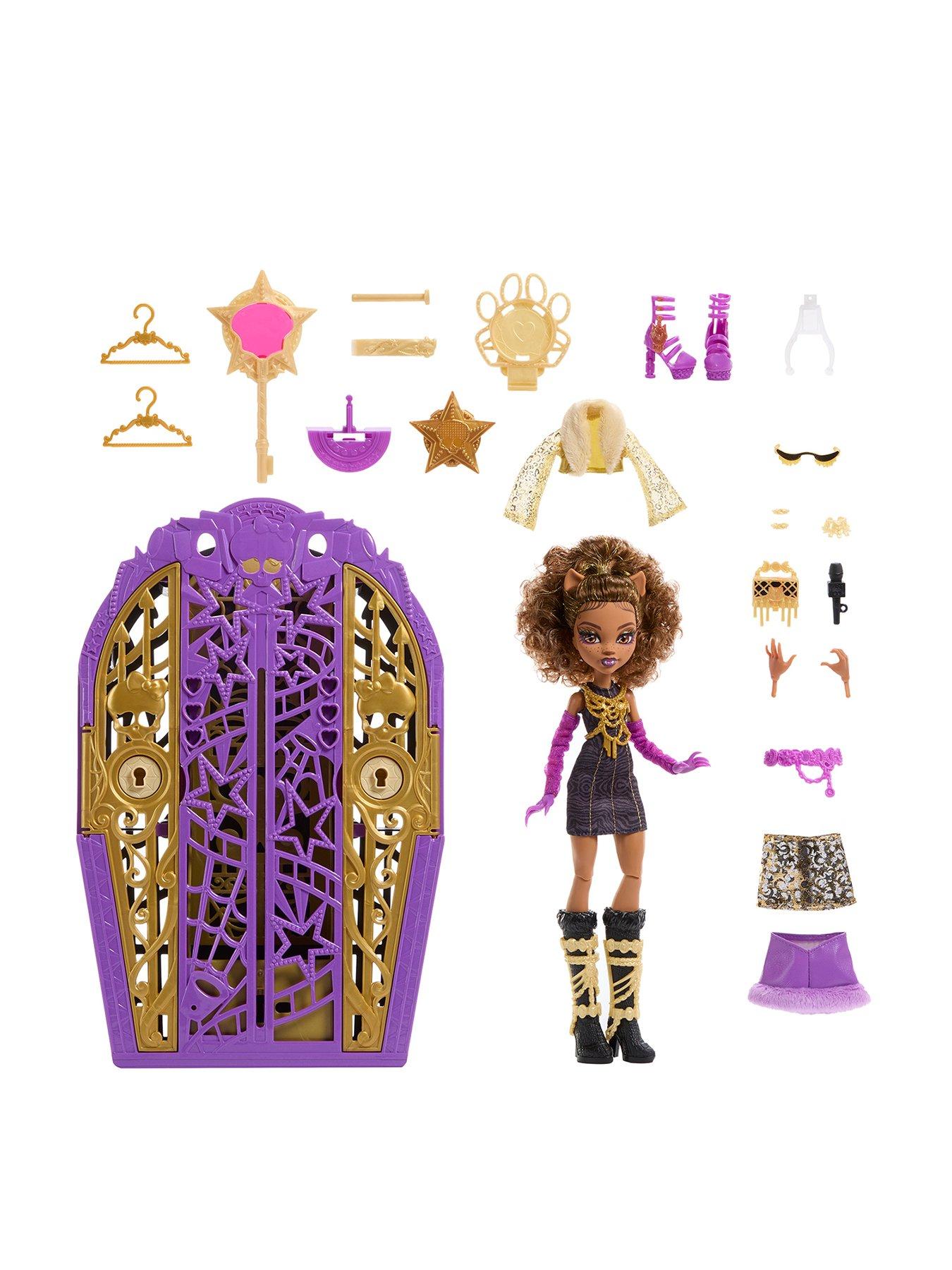 Monster High Skulltimate Secrets Hauntlywood Mysteries Doll, Clawdeen Wolf with 19+ Surprises