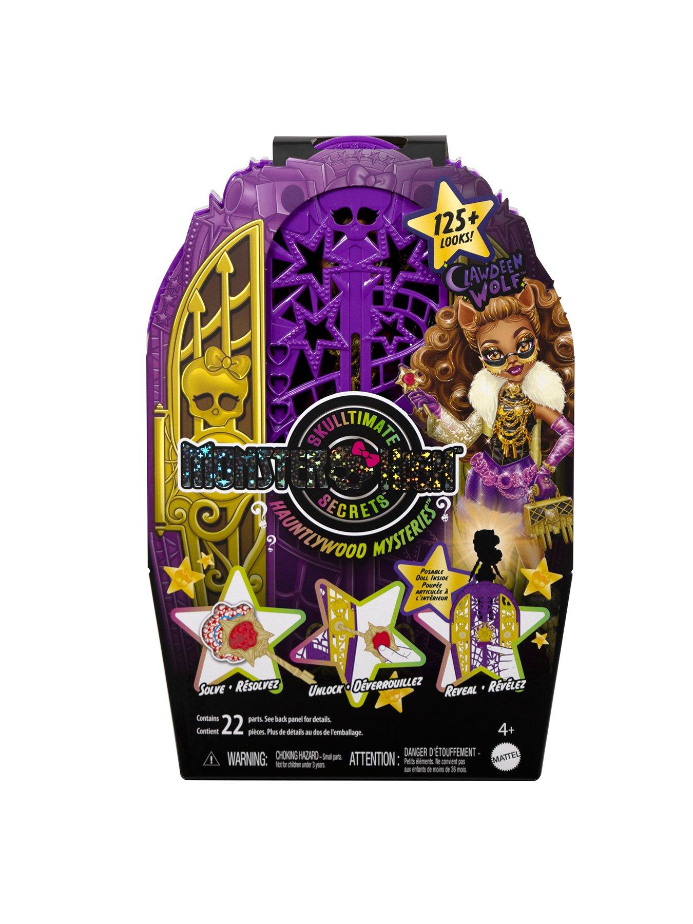 Image 7 of 7 of Monster High Skulltimate Secrets Hauntlywood Mysteries Doll, Clawdeen Wolf with 19+ Surprises