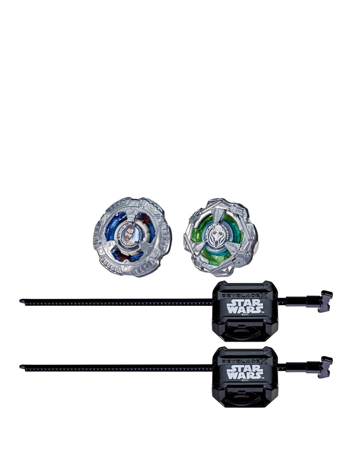Beyblades Beyblade X and Star Wars Collab Obi-Wan Kenobi 4-60P vs General Grievous 3-80HN Multipack Set