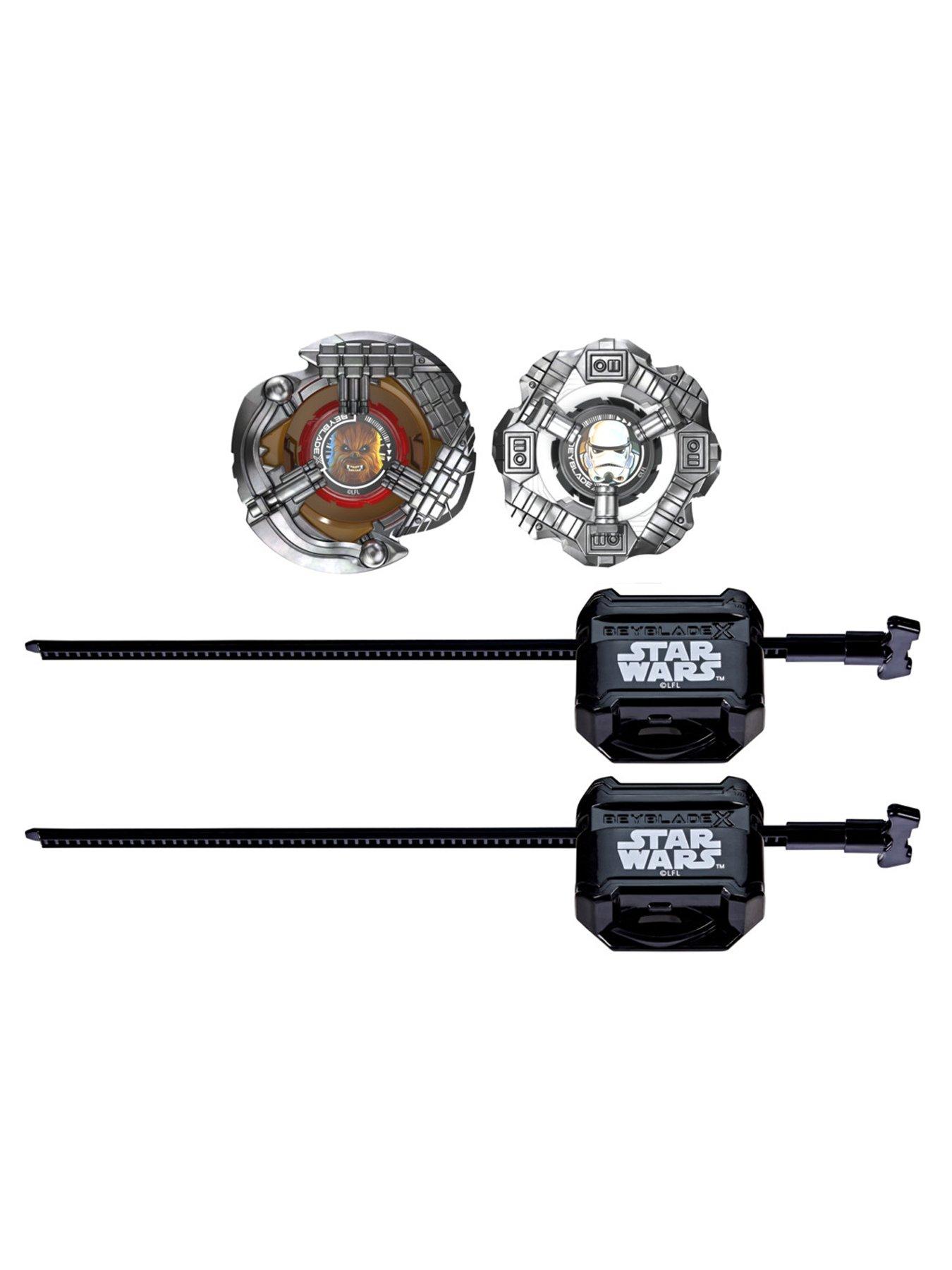  image of beyblades-beyblade-x-and-star-wars-collab-chewbacca-4-80lf-vs-stormtrooper-5-70b