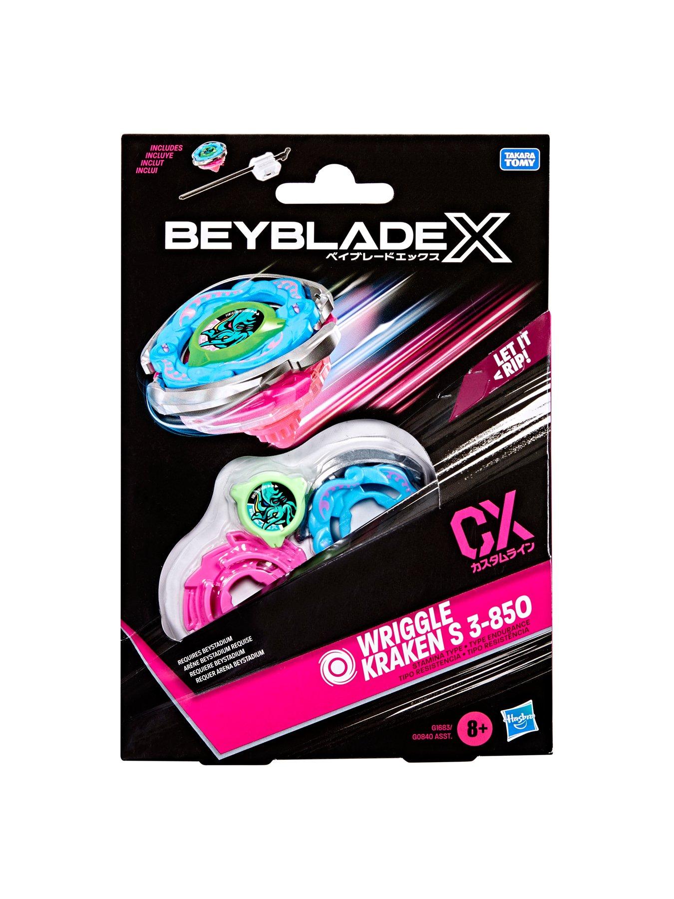  image of beyblades-beyblade-x-wriggle-kraken-s-3-85o-cx-starter-pack-top-and-launcher