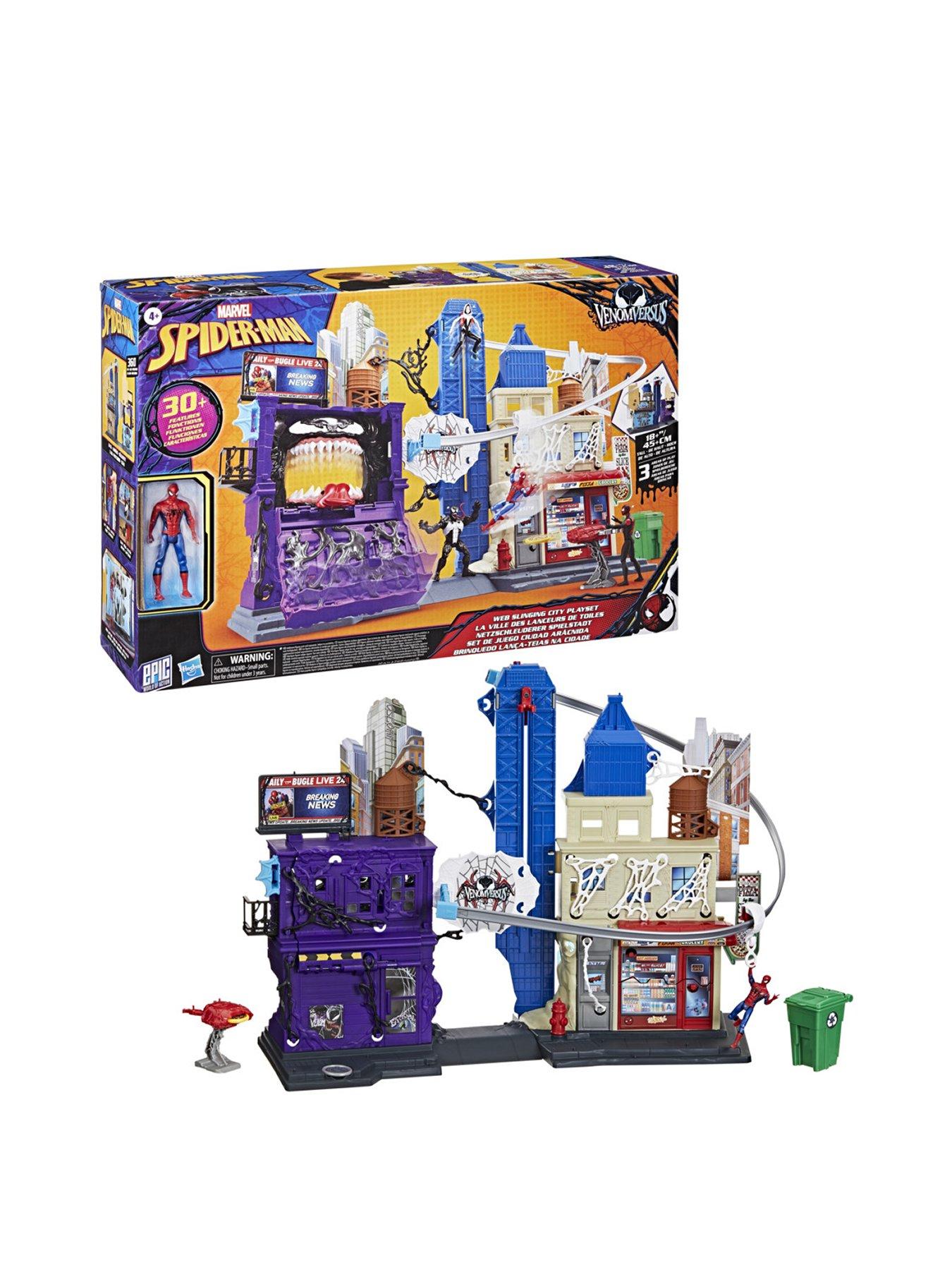 Image 1 of 7 of Spiderman 4in Venomversus Web City Showdown