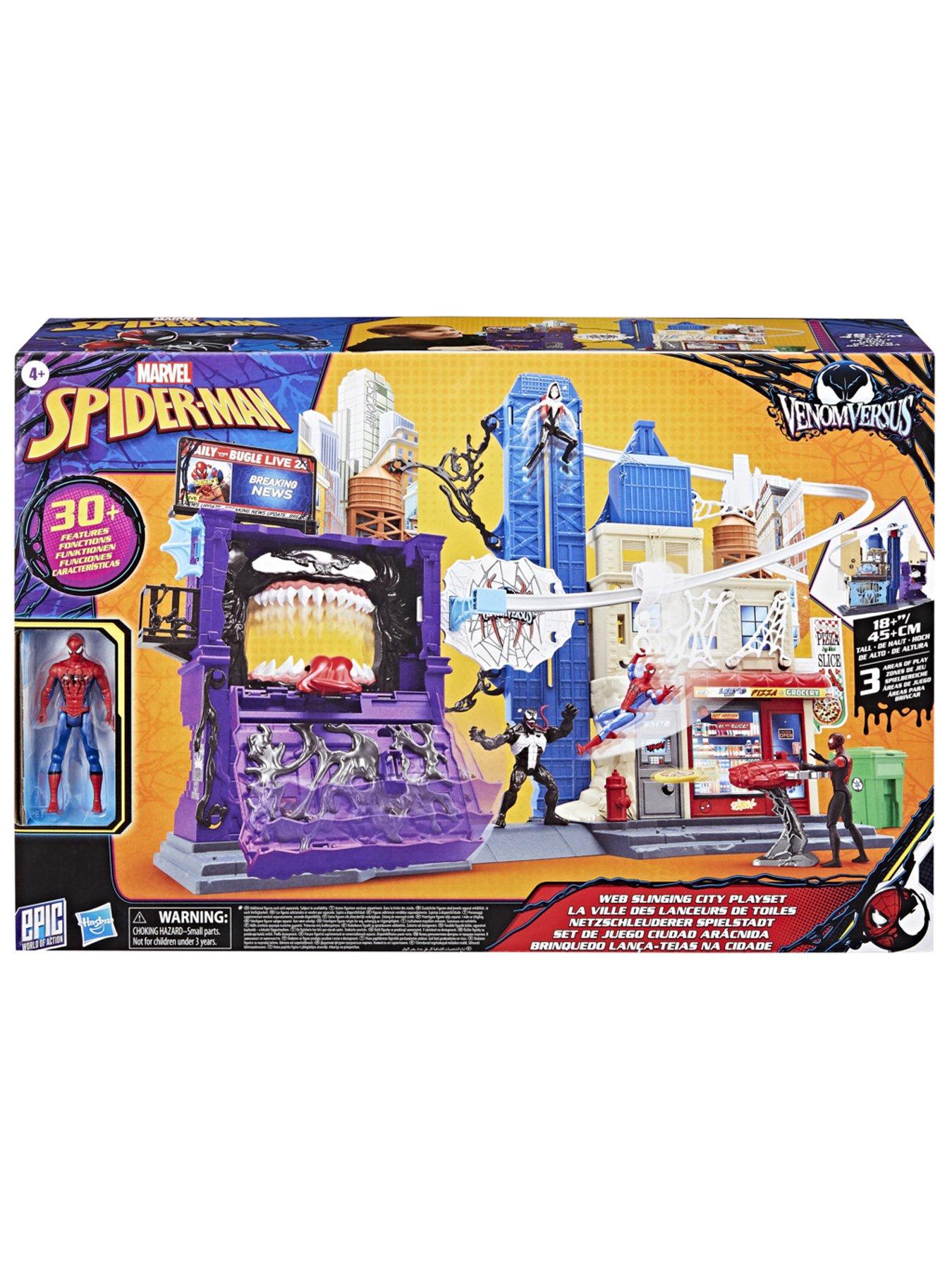 Image 3 of 7 of Spiderman 4in Venomversus Web City Showdown