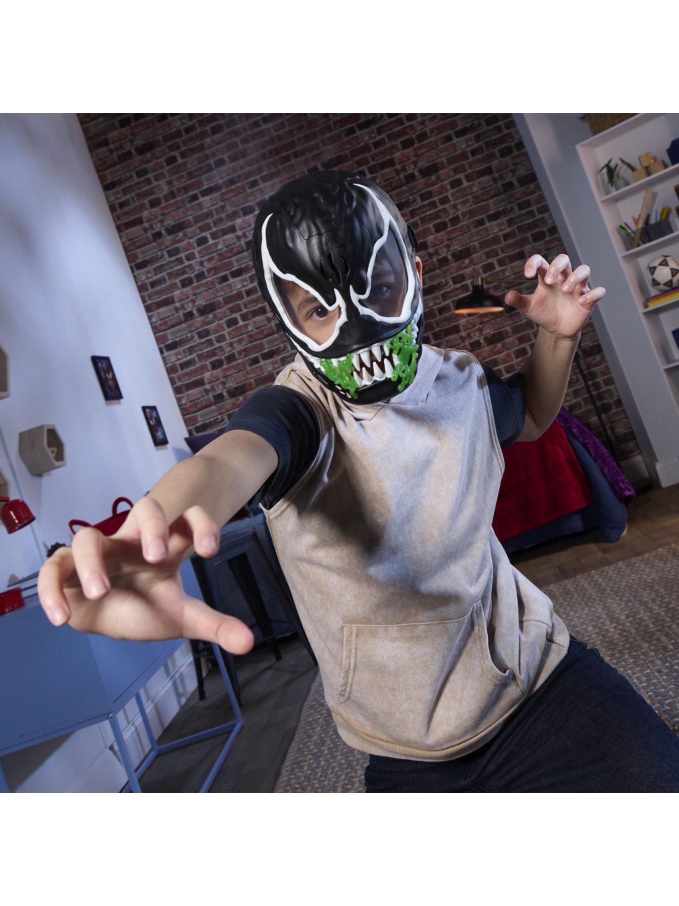 Image 2 of 7 of Spiderman Venom Glow-in-the-Dark Feature Mask