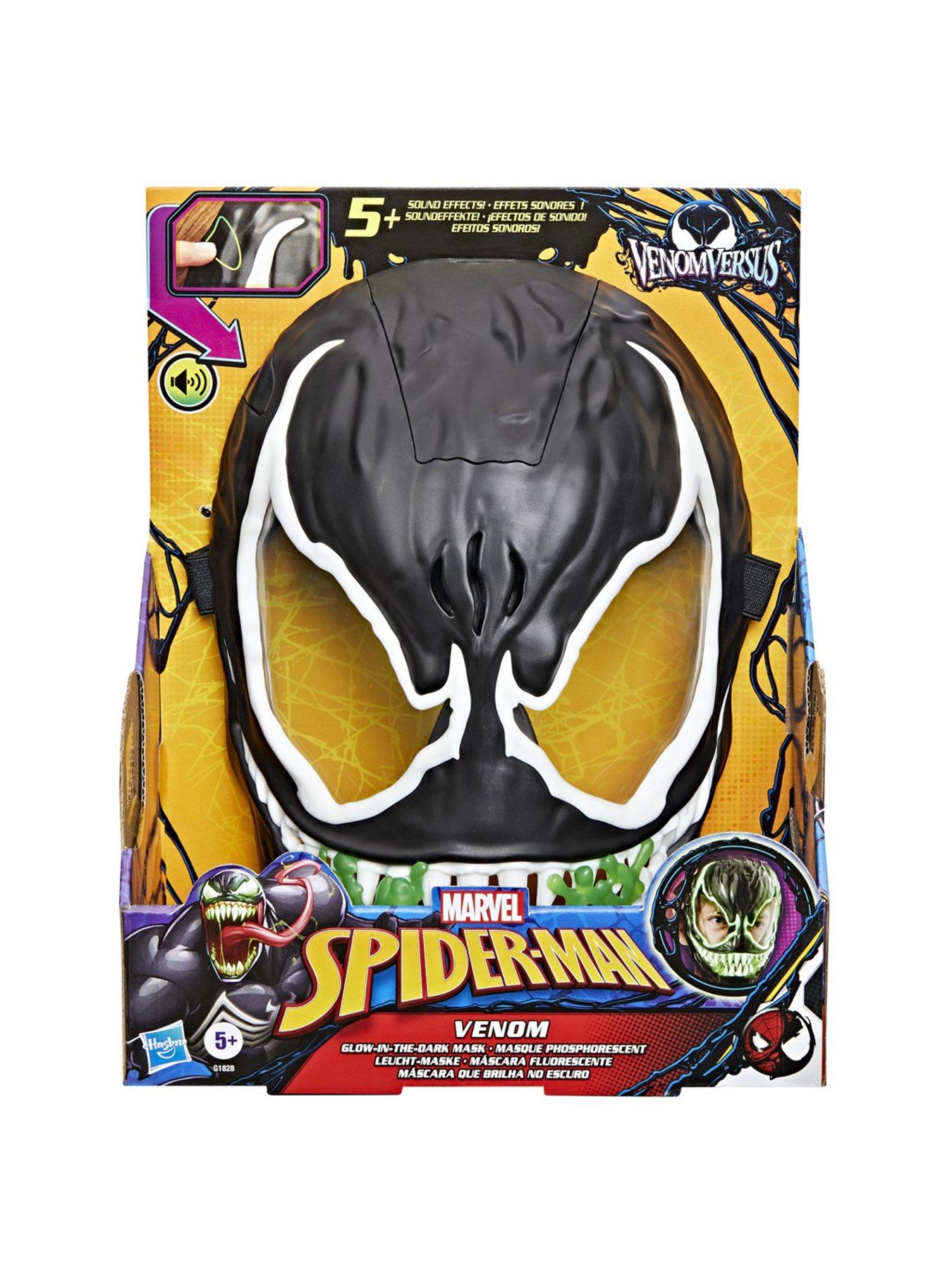 Image 3 of 7 of Spiderman Venom Glow-in-the-Dark Feature Mask