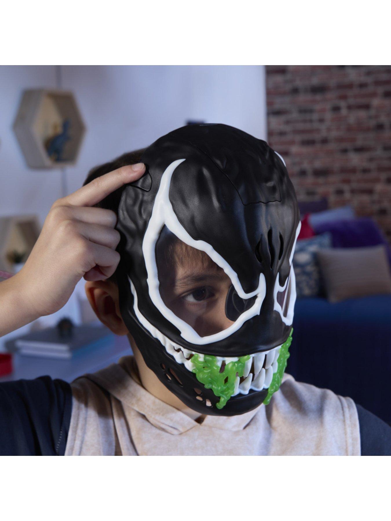 Image 7 of 7 of Spiderman Venom Glow-in-the-Dark Feature Mask