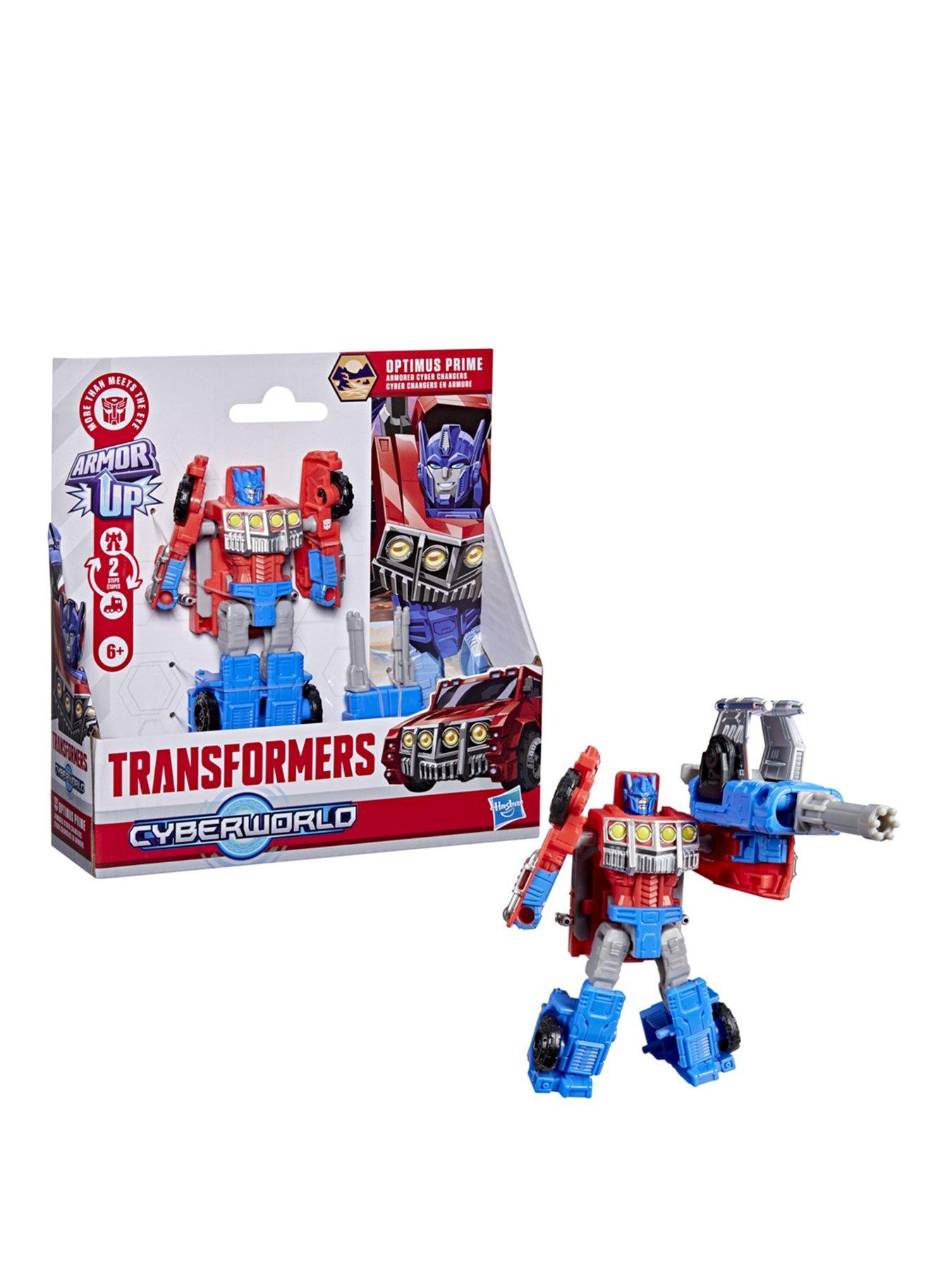 Transformers Cyberworld Optimus Prime Armoured Cyber Changers Figure