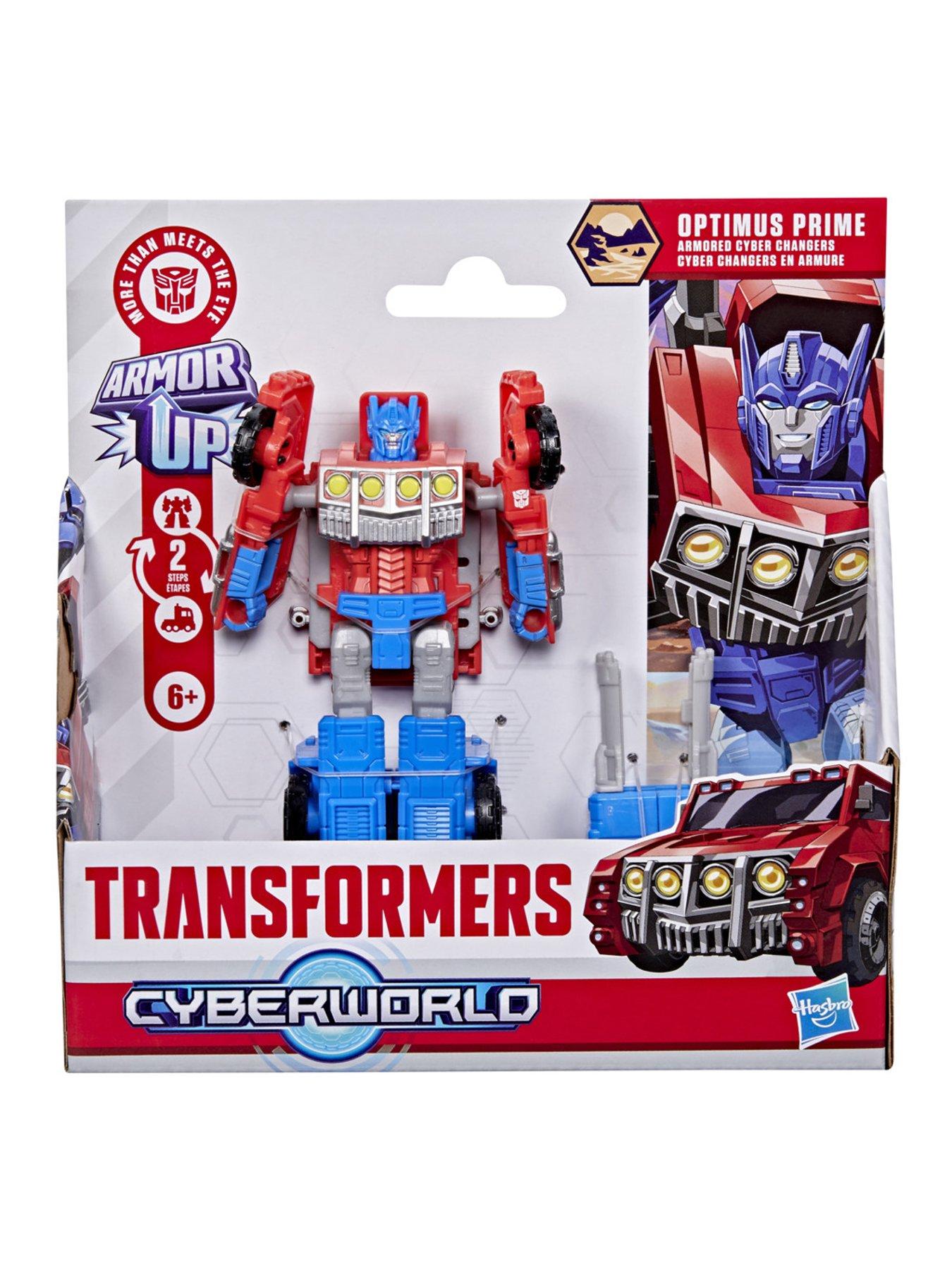 Image 2 of 7 of Transformers Cyberworld Armour Optimus Prime Offroad&nbsp;2-Step Cyber&nbsp;Changers Figure&nbsp;