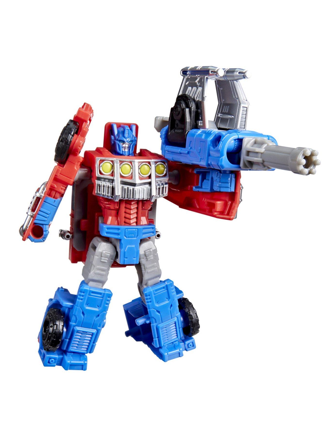 Image 3 of 7 of Transformers Cyberworld Armour Optimus Prime Offroad&nbsp;2-Step Cyber&nbsp;Changers Figure&nbsp;