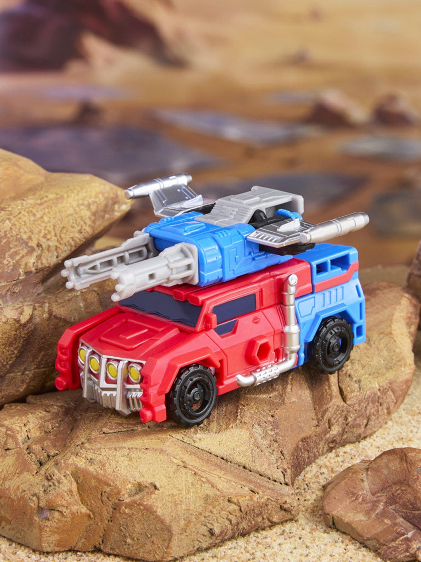 Image 4 of 7 of Transformers Cyberworld Armour Optimus Prime Offroad&nbsp;2-Step Cyber&nbsp;Changers Figure&nbsp;