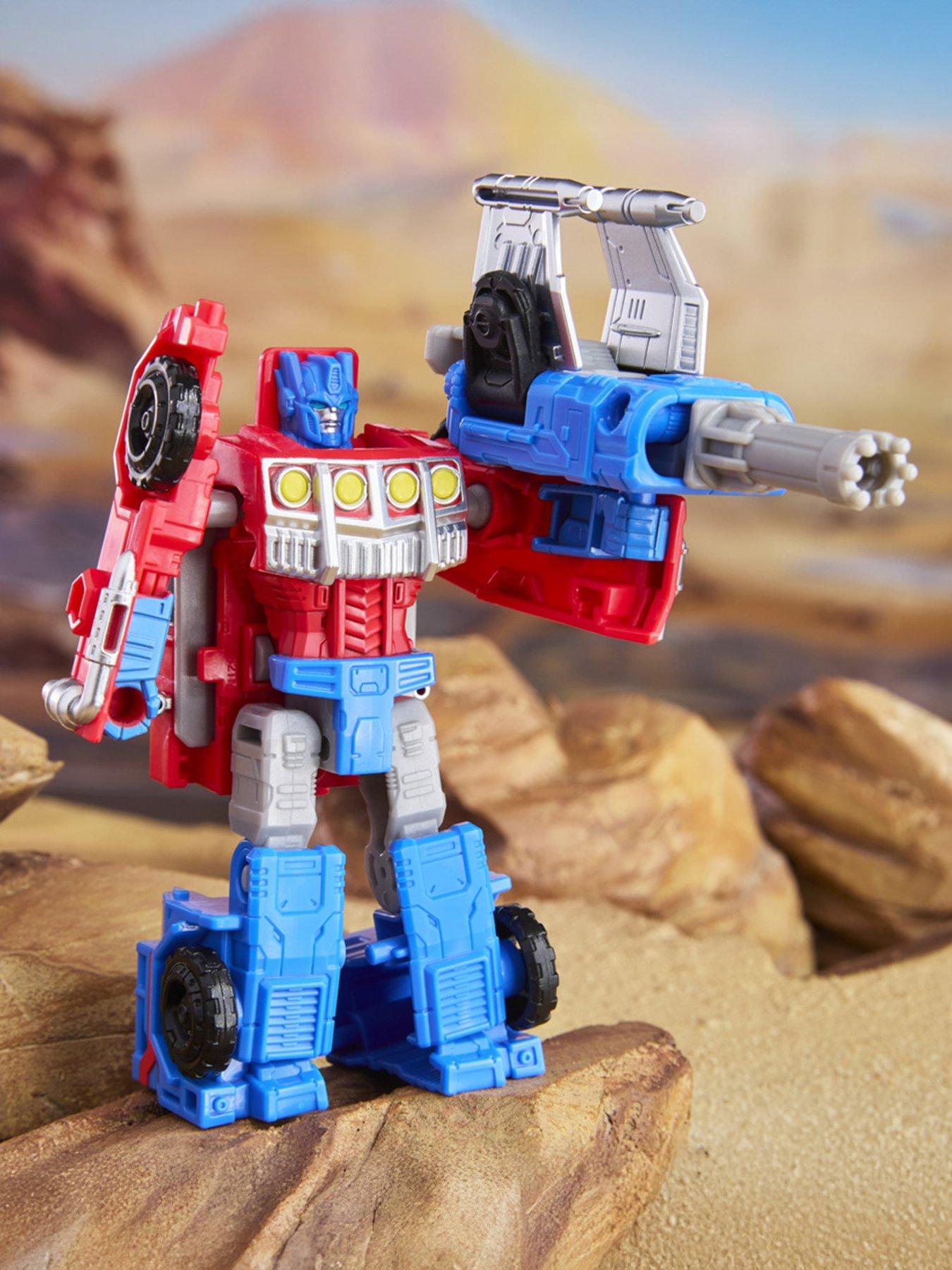 Image 5 of 7 of Transformers Cyberworld Armour Optimus Prime Offroad&nbsp;2-Step Cyber&nbsp;Changers Figure&nbsp;