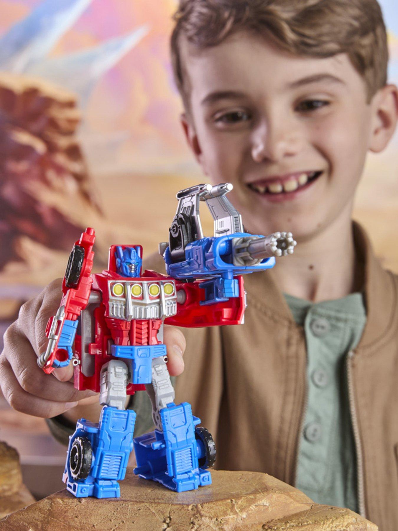 Image 7 of 7 of Transformers Cyberworld Armour Optimus Prime Offroad&nbsp;2-Step Cyber&nbsp;Changers Figure&nbsp;