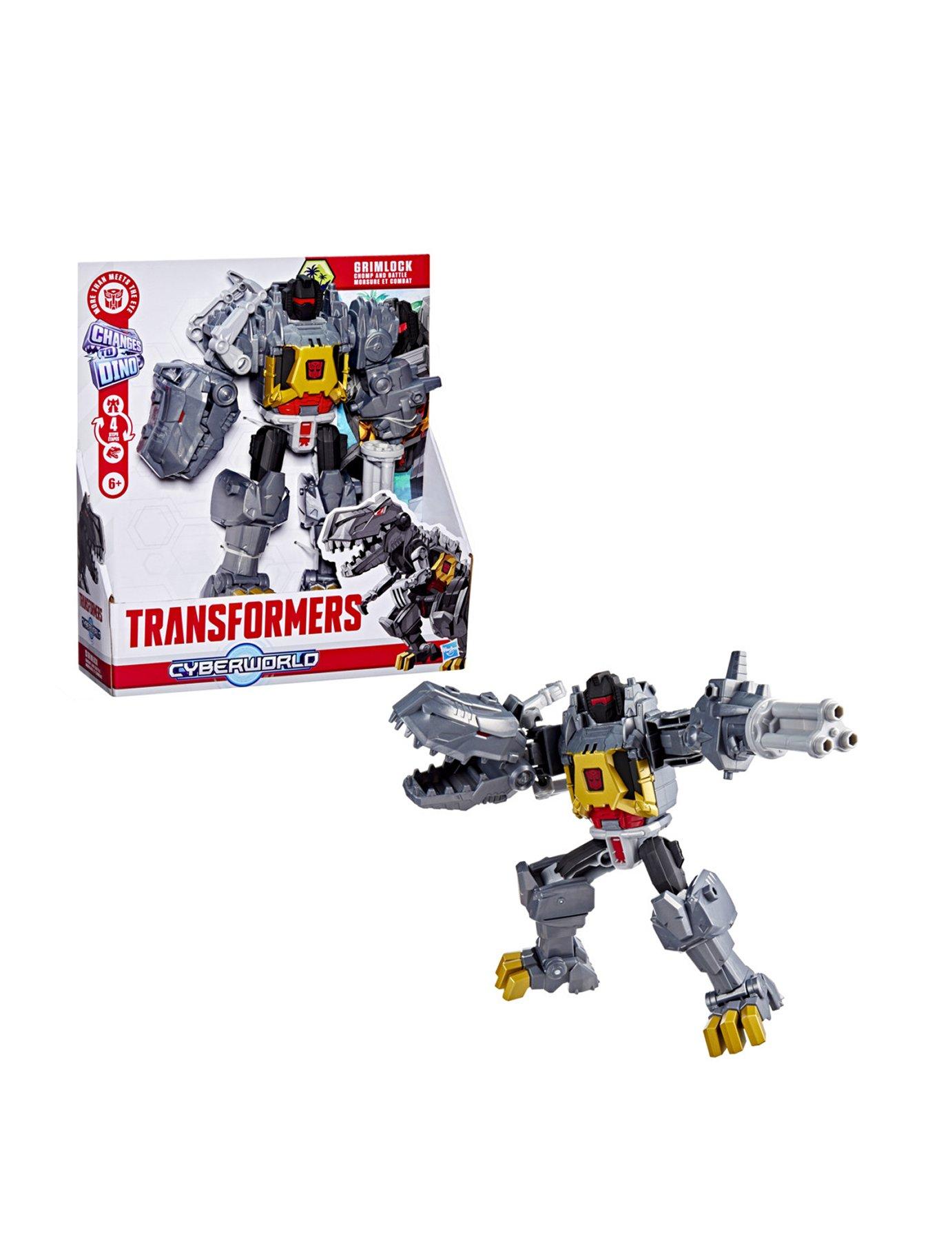 Transformers Cyberworld Grimlock Chomp  &  Battle Figure
