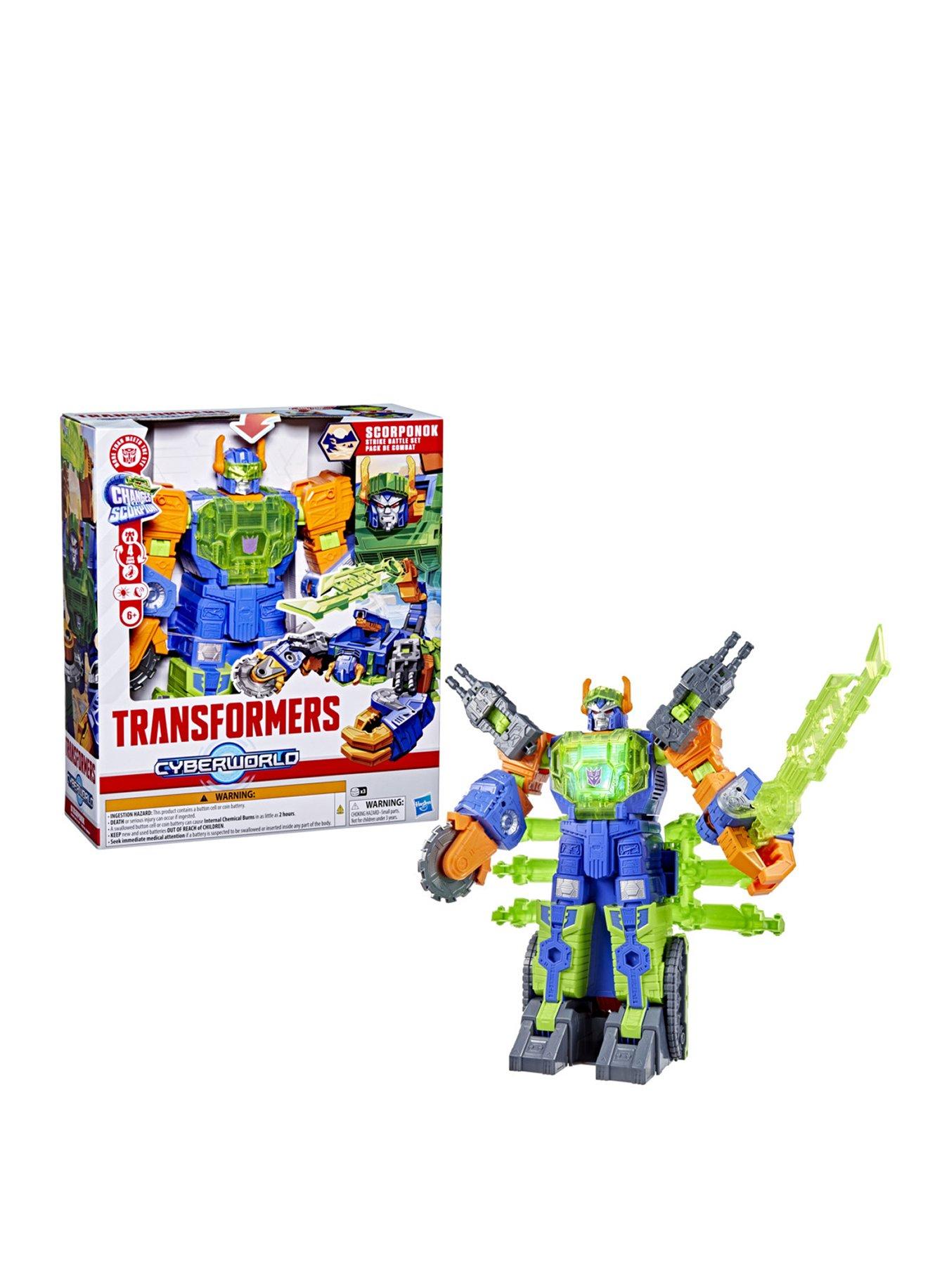 Transformers Cyberworld Scorponok Strike Battle Action Figure Set