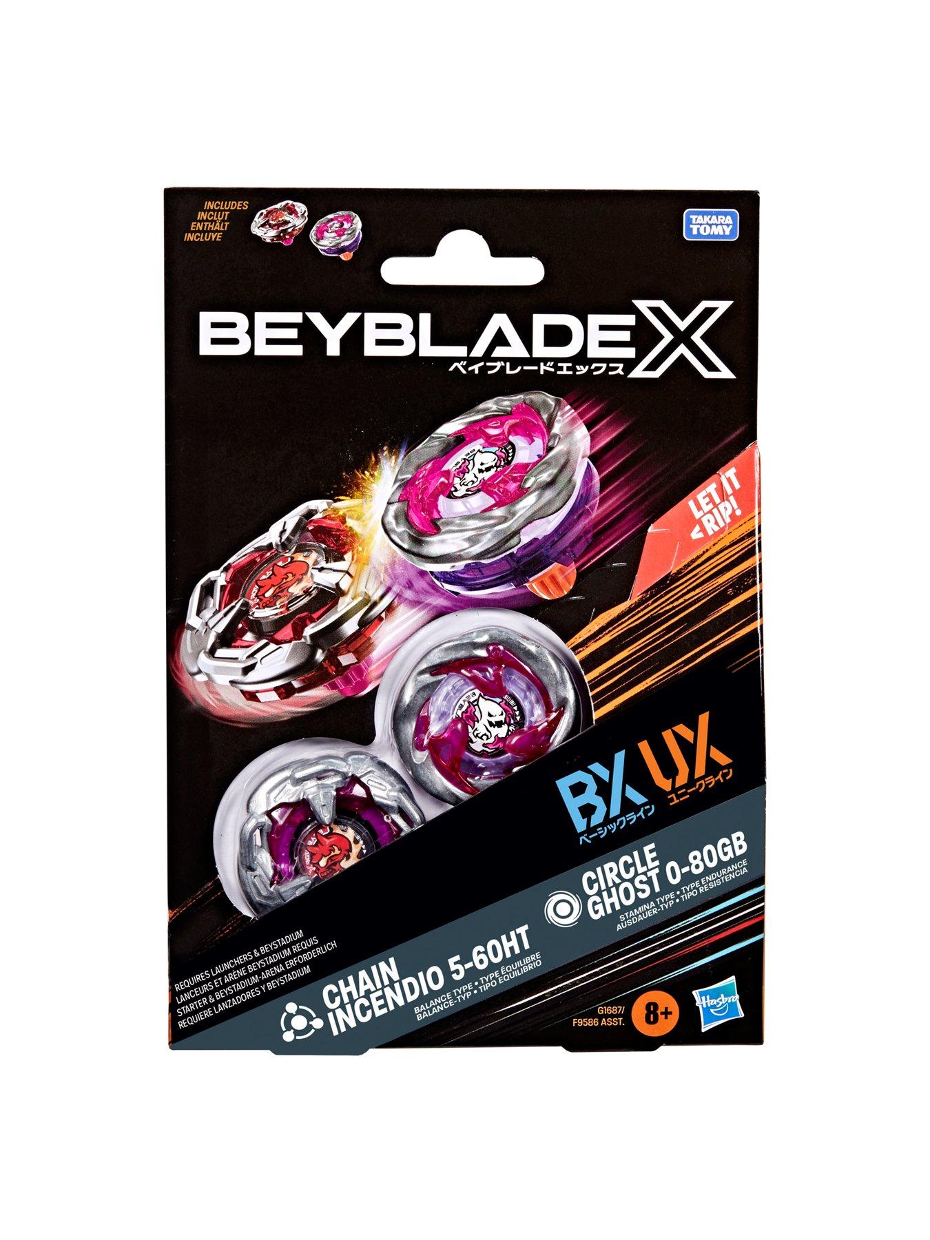  image of beyblades-beyblade-x-circle-ghost-0-80gb-amp-chain-incendio-5-60ht-dual-pack-set