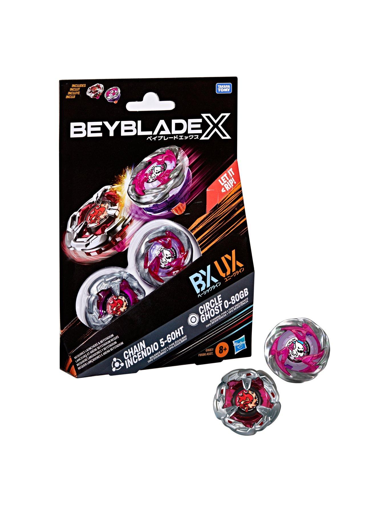  image of beyblades-beyblade-x-circle-ghost-0-80gb-amp-chain-incendio-5-60ht-dual-pack-set