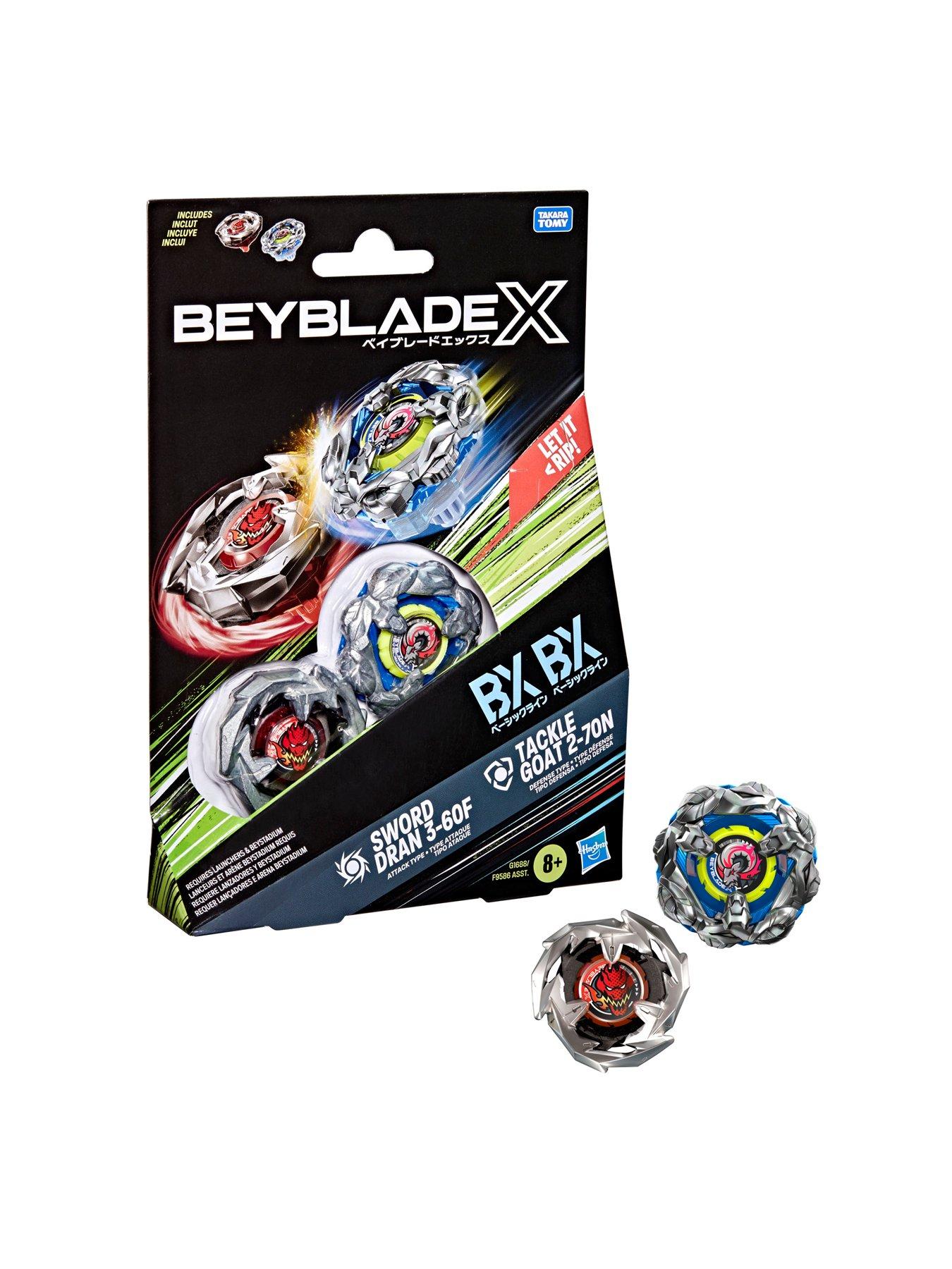  image of beyblades-beyblade-x-tackle-goat-2-70n-amp-sword-dran-3-60f-dual-pack-set