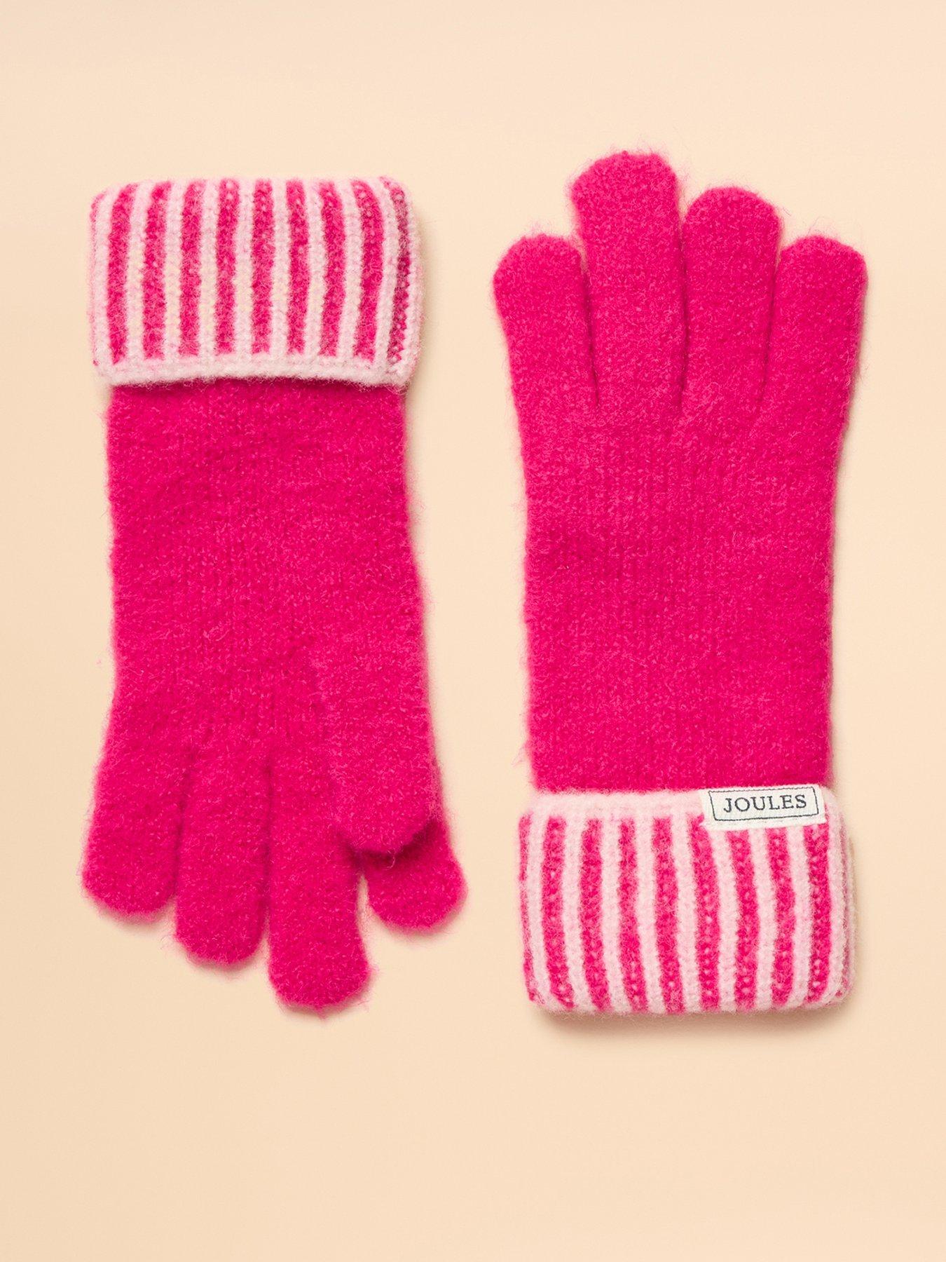 Joules Girls Gloves - Pink