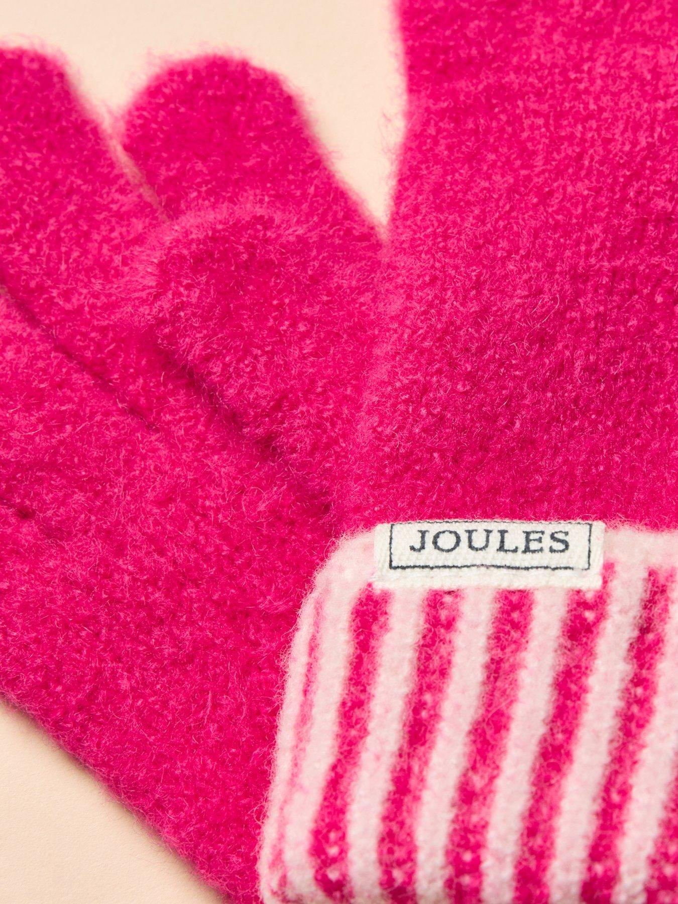  image of joules-girls-gloves-pink