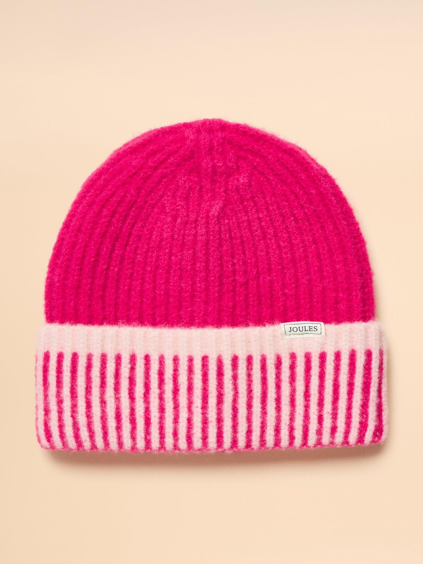 Image 1 of 3 of Joules Girls Beanie Hat - Pink