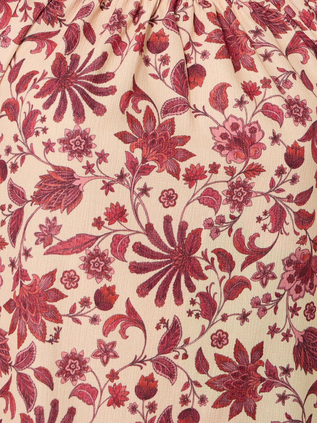 Image 4 of 4 of Long Tall Sally Tall Floral Gypsy Top - Ivory