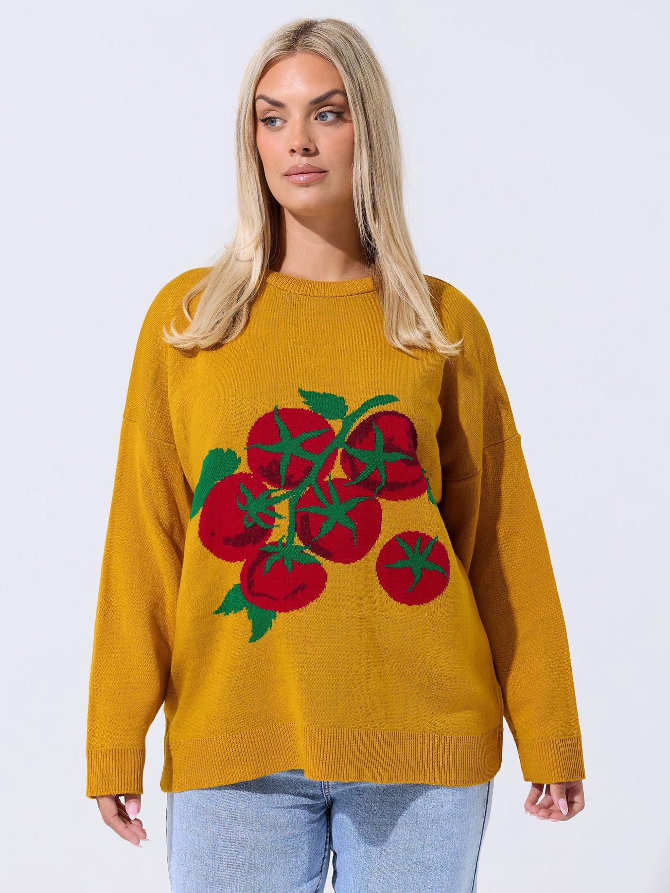 undefined Curve Tomato Jumper - Yellow