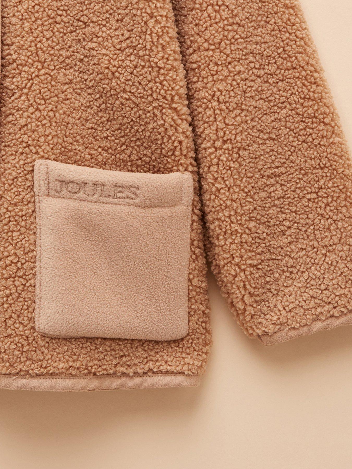  image of joules-girls-sadie-borg-jacket-natural