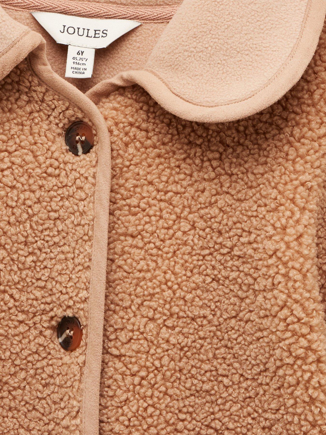  image of joules-girls-sadie-borg-jacket-natural