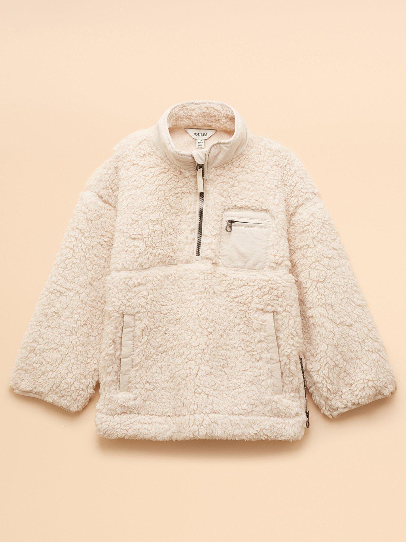 undefined Girls Tilly 1/4 Zip Fleece - Cream