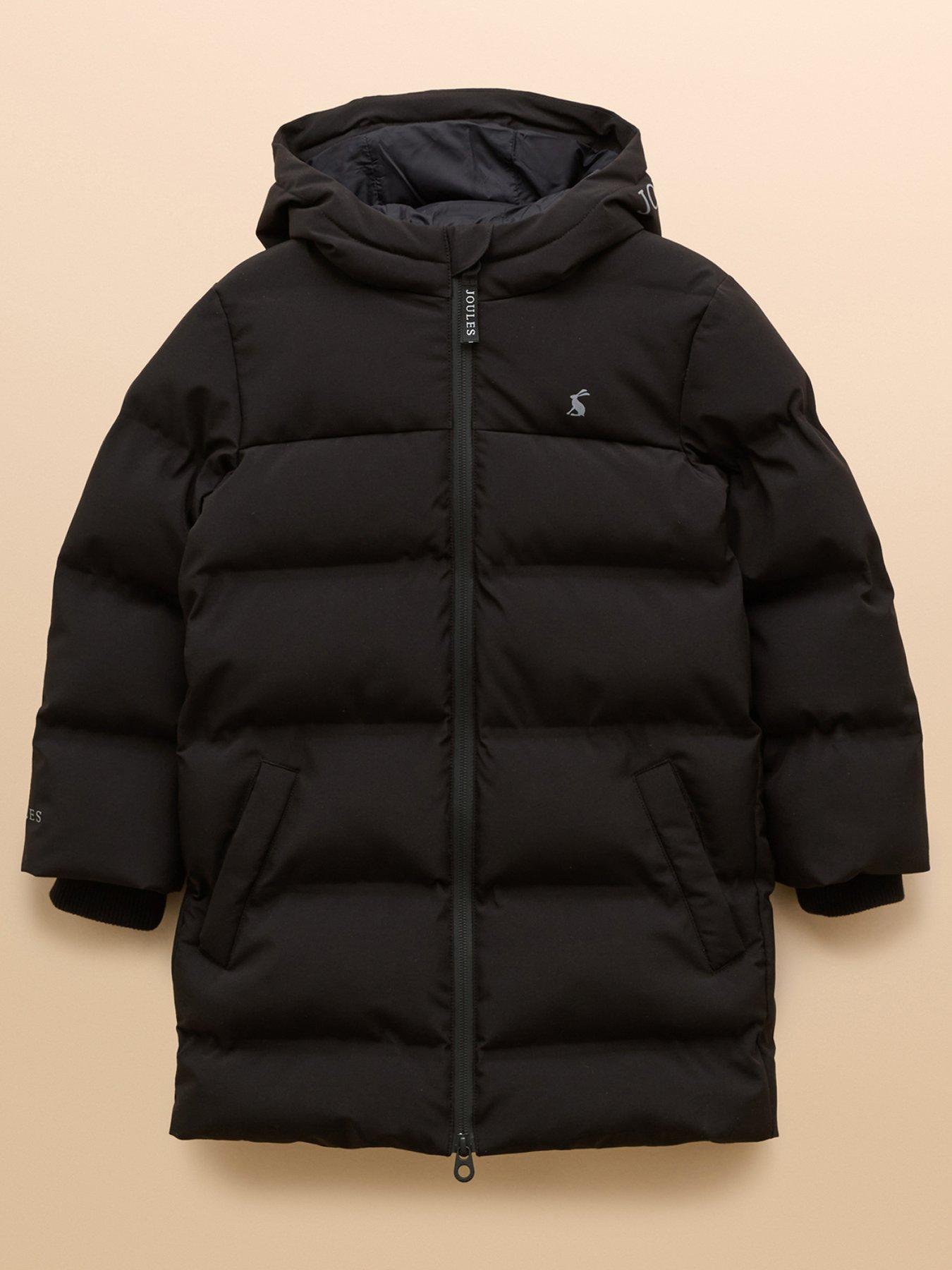 undefined Boys Padwell Longline Coat - Black