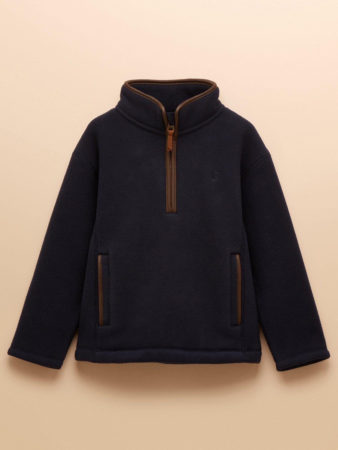 undefined Boys Heritage 1/4 Zip Fleece - Navy