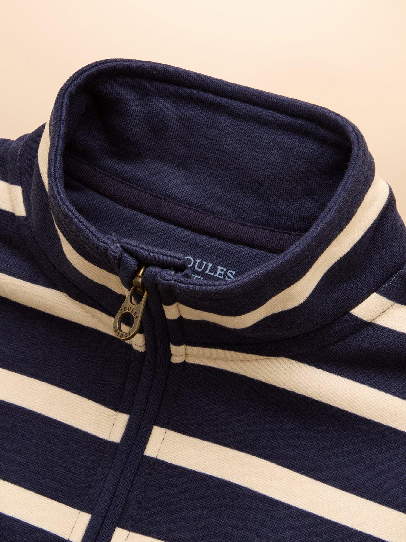 Image 3 of 5 of Joules Boys Alfie Stripe Sweat - Navy