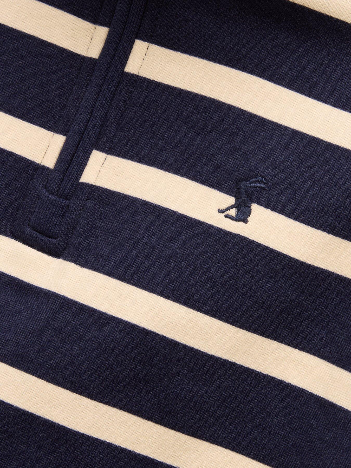 Image 4 of 5 of Joules Boys Alfie Stripe Sweat - Navy